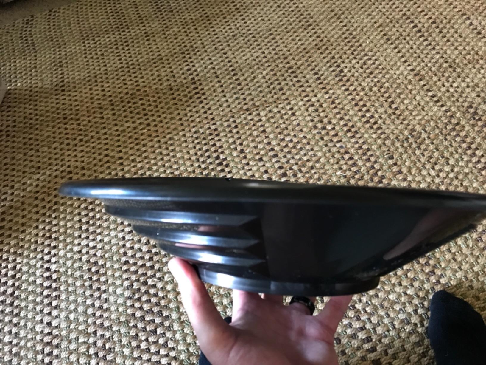 SE 12 Inch Gold Panning Pan - Dual Riffles for Easier Mining and Prospecting, Blue customer photo 2