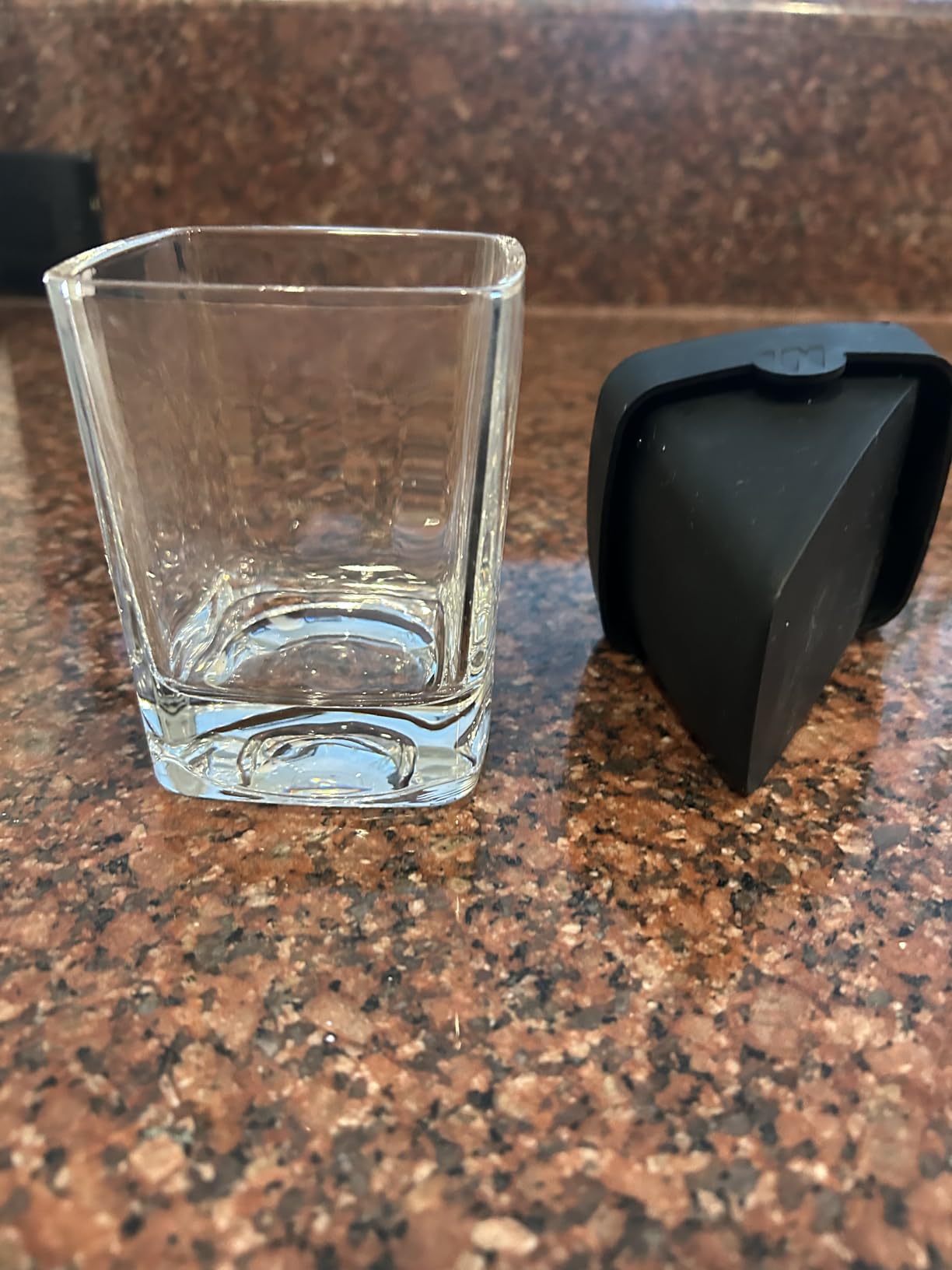 Corkcicle Whiskey Wedge - Premium Old Fashioned Glass with Silicone Ice Mold - For Bourbon, Scotch, & Spirits customer photo 2