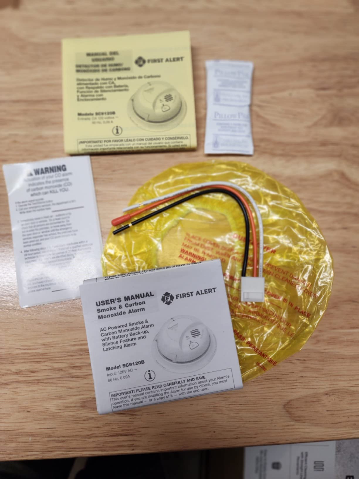 FIRST ALERT BRK SC9120FF Hardwired Smoke and Carbon Monoxide (CO) Detector with Battery Backup customer photo 2