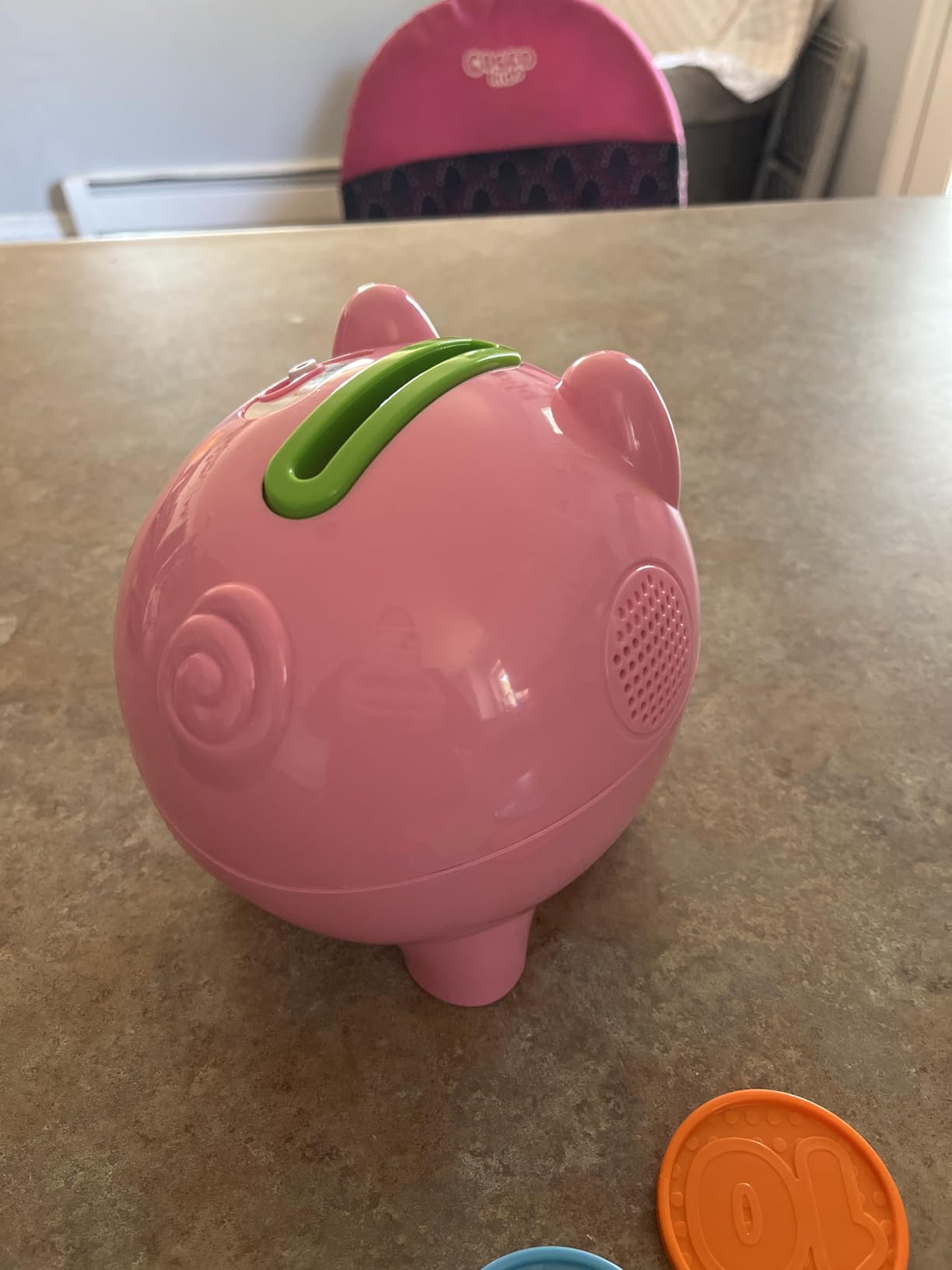 Fisher-Price Baby & Toddler Toy Laugh & Learn Smart Stages Piggy Bank with Educational Songs & Phrases for Infants Ages 6+ Months (Amazon Exclusive) customer photo 1
