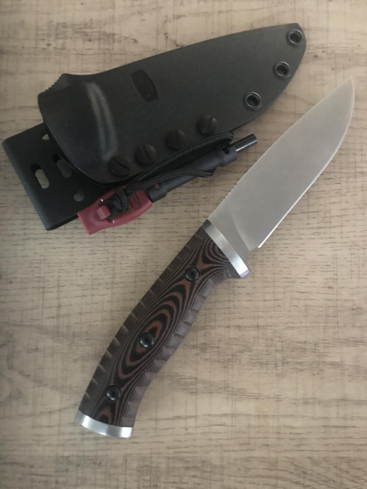 Buck Knives 863 Selkirk Fixed Blade Survival Bushcraft Knife with Fire Striker, Multi-Tool and Reversible Sheath Included, 4-5/8