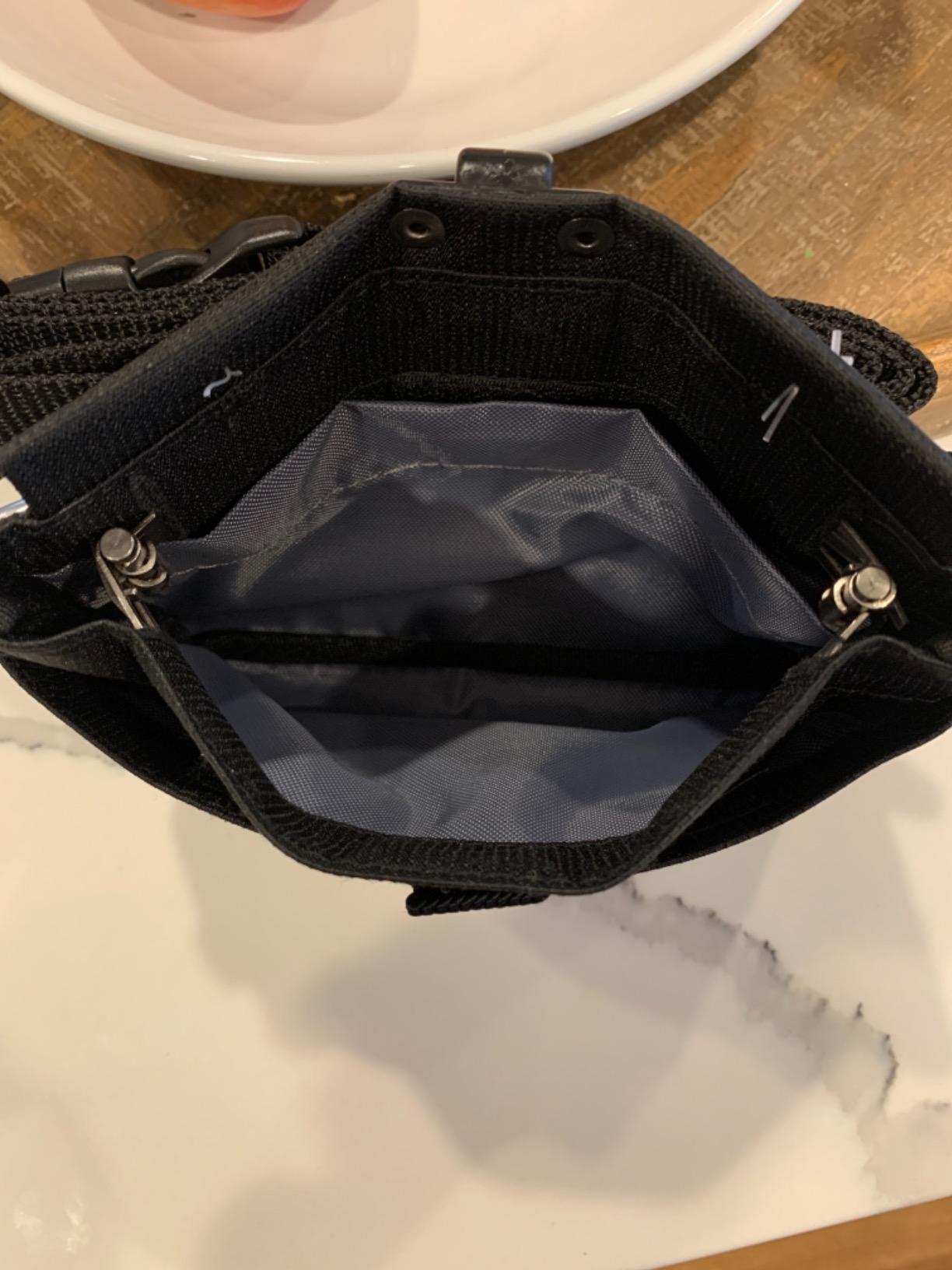 PetSafe Mini Treat Pouch - Easy Access Waterproof Treat Pouch for Daily Use - Convenient Phone & Keys Carry with Dual Inner Pocket & Front Storage Pocket - Adjustable Fit - Mini - Black customer photo 2
