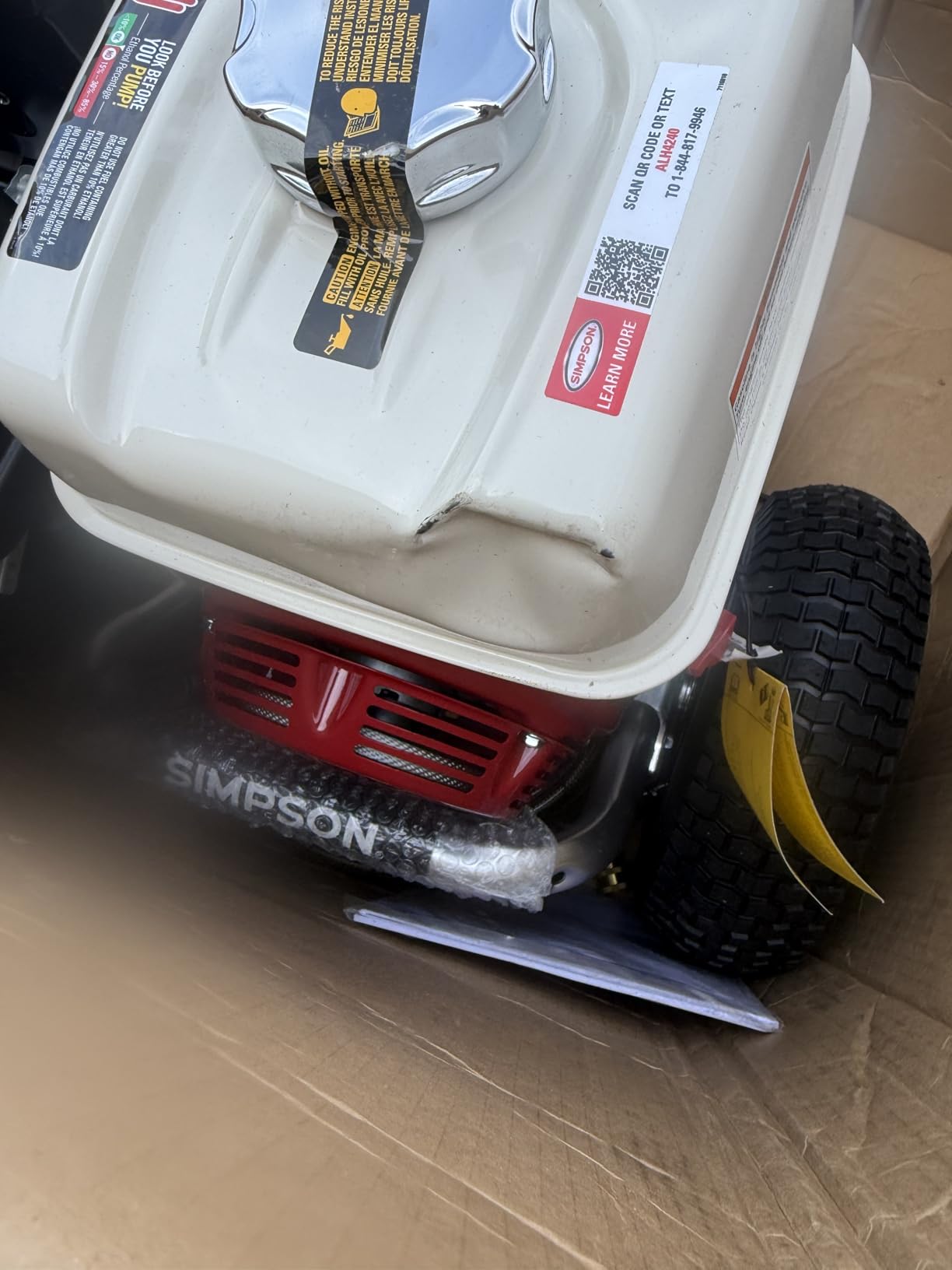 Simpson 4200 PSI Gas Pressure Washer, 4.0 GPM Commercial Power Washer, Honda GX390 Engine customer photo 2