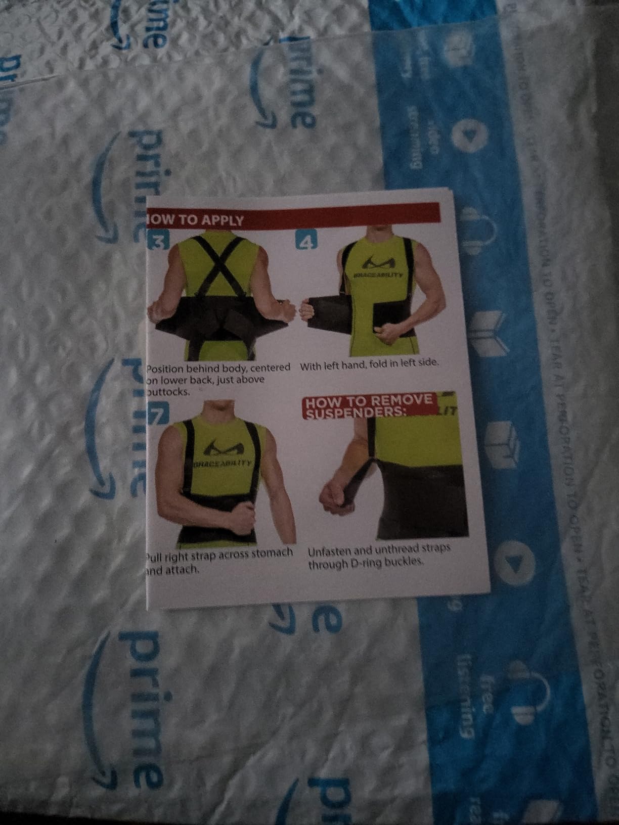 BraceAbility Work Back Brace - Industrial Lower Back Pain Protection Belt for Men and Women, Construction, Moving, Warehouse Jobs - Removable Suspender Shoulder Straps for Heavy Lifting Safety customer photo 2