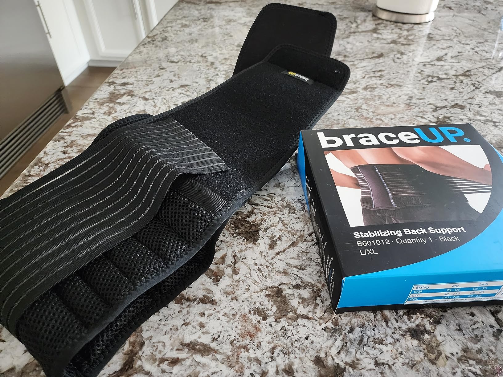 BraceUP Back Brace for Men and Women Lower Back - Breathable Waist Lumbar Support Belt for Sciatica, Herniated Disc, Scoliosis Back Pain Relief, with Dual Adjustable Straps customer photo 2