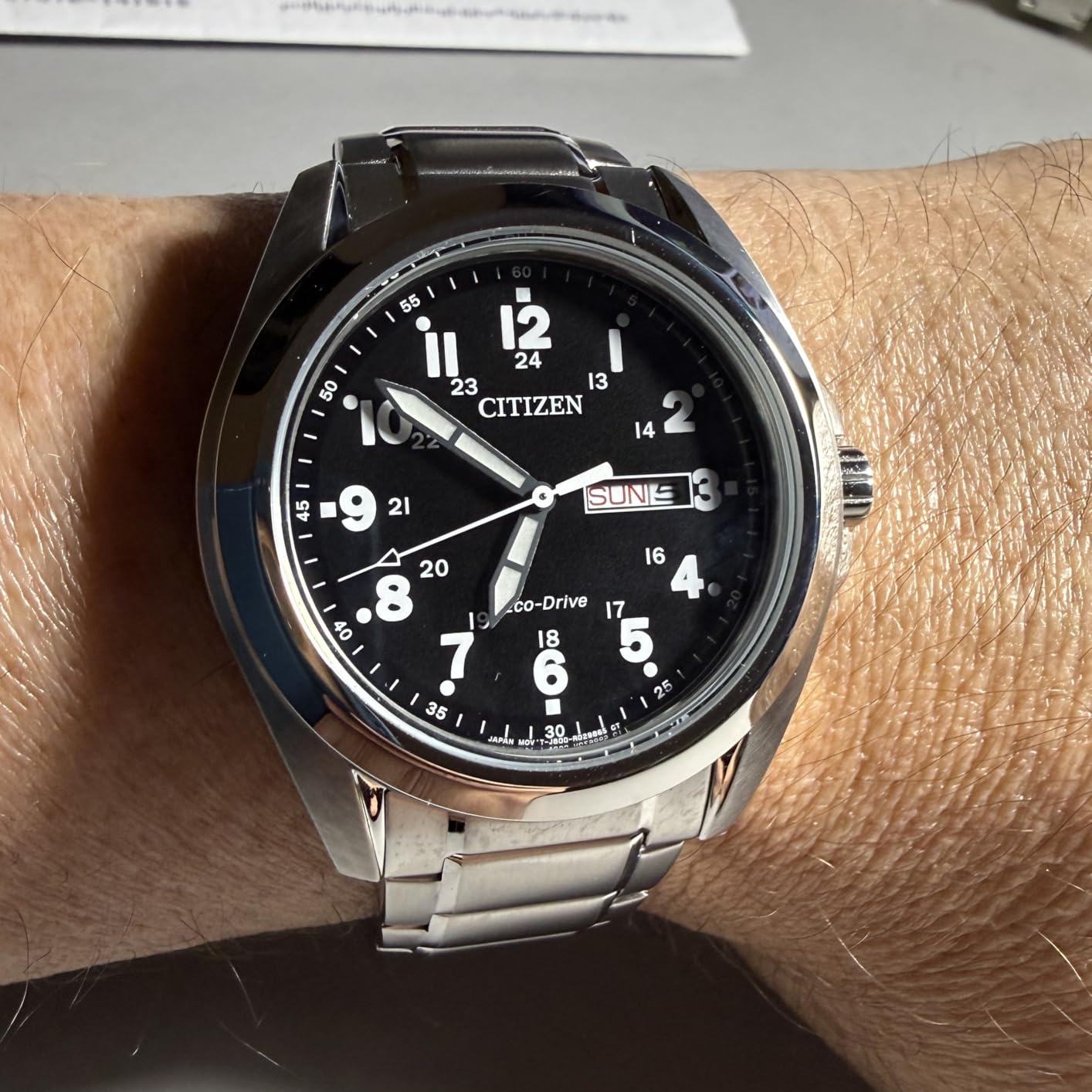 Citizen Men's Eco-Drive Weekender Garrison Field Watch - Stainless Steel customer photo 1