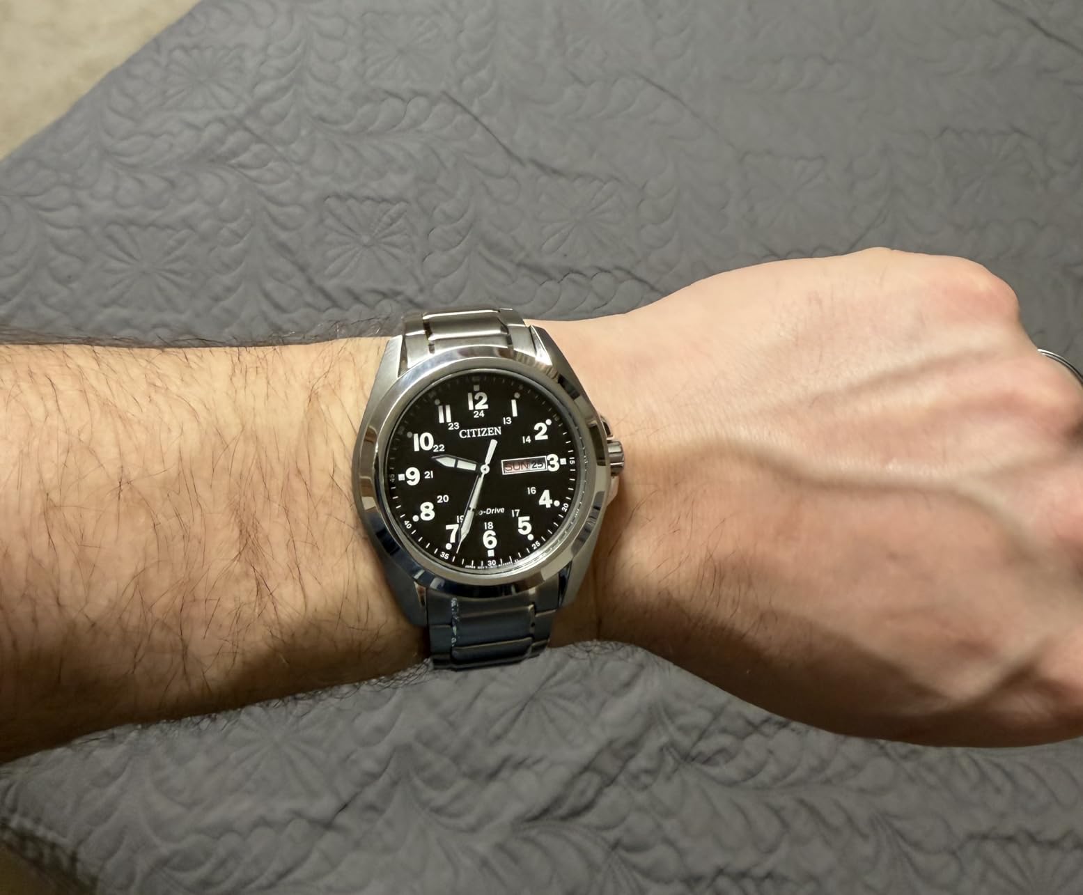 Citizen Men's Eco-Drive Weekender Garrison Field Watch - Stainless Steel customer photo 2