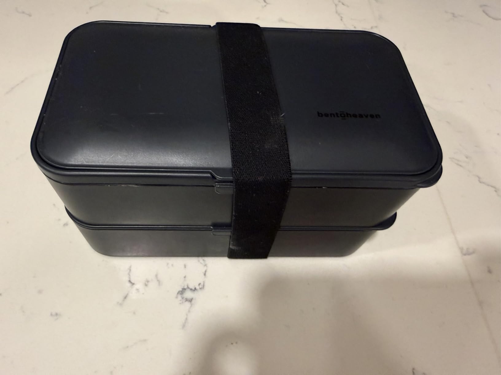 Bentoheaven Premium Bento Box Adult Lunch Box with Compartments for Women & Men, Set of Utensil & Chopsticks & Dip Container, Cute Japanese Kids Bento Lunch Box, Microwavable (Symph Onyx) customer photo 2