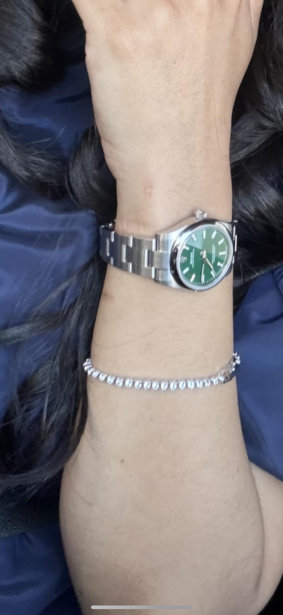 Emily Tennis Bracelet Jewelry Collection customer photo 1