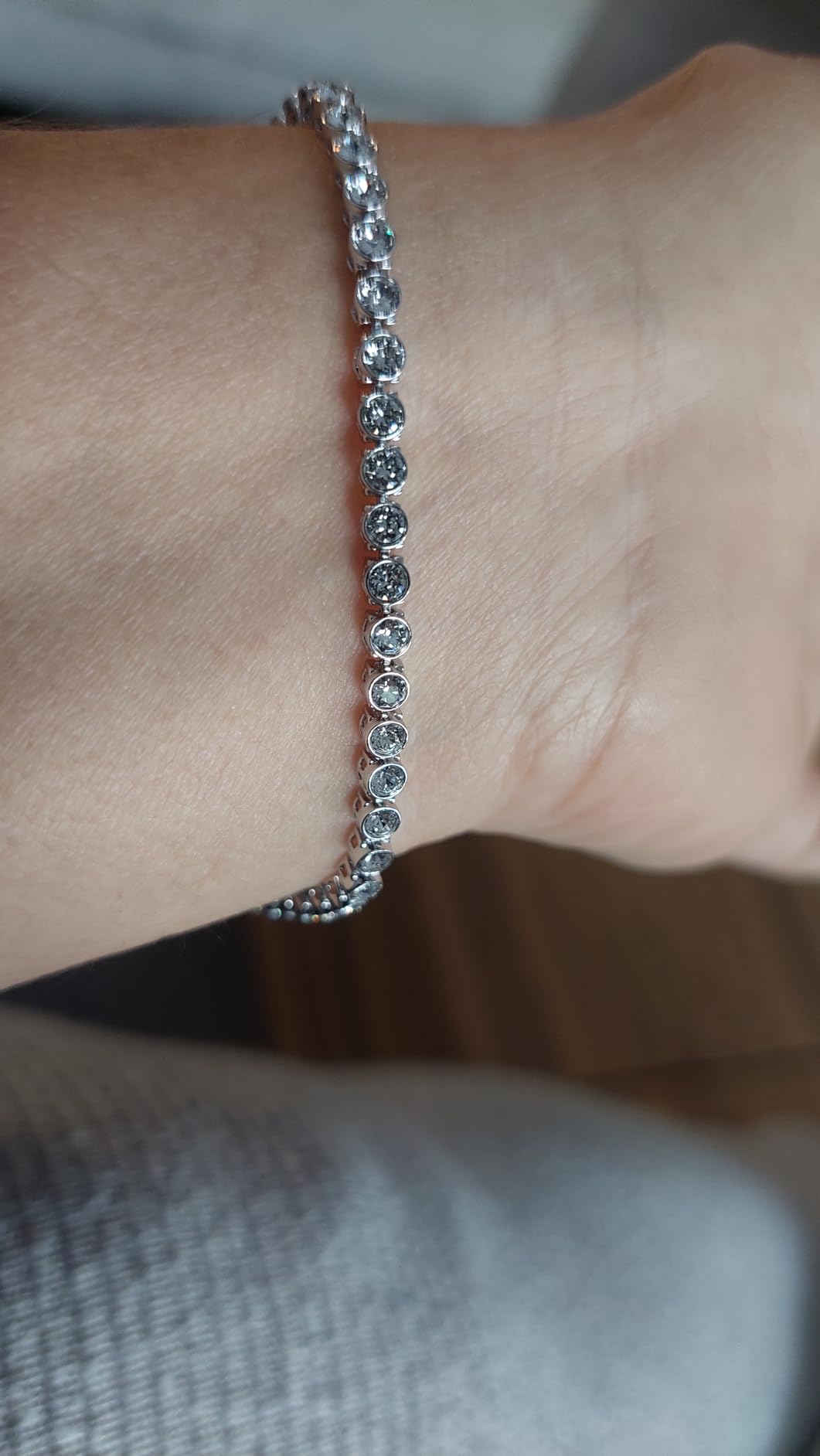 Emily Tennis Bracelet Jewelry Collection customer photo 2