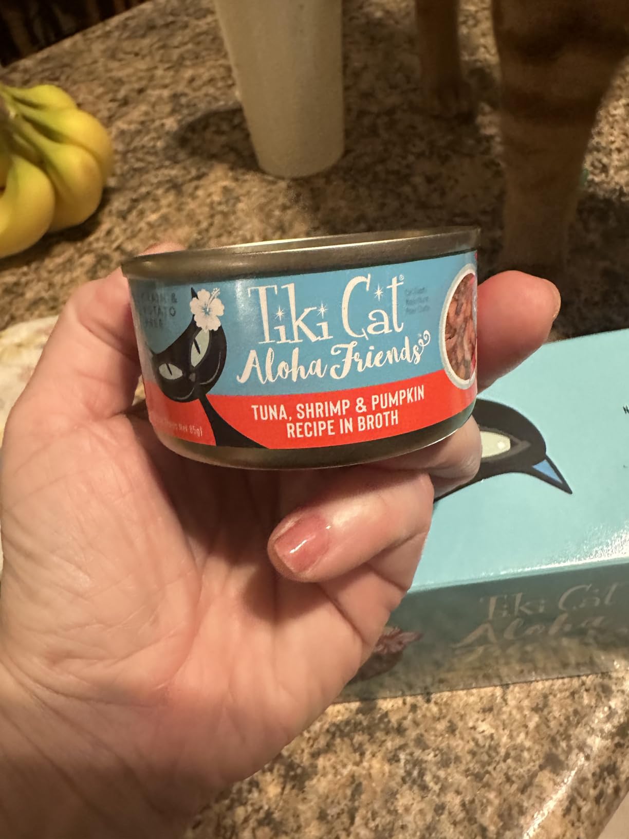 Tiki Cat Aloha Friends Variety Pack, Seafood Flavors with Pumpkin, Wet, High-Protein & High-Moisture Cat Food, For All Life Stages, 3 oz. Cans (Pack of 12) customer photo 2