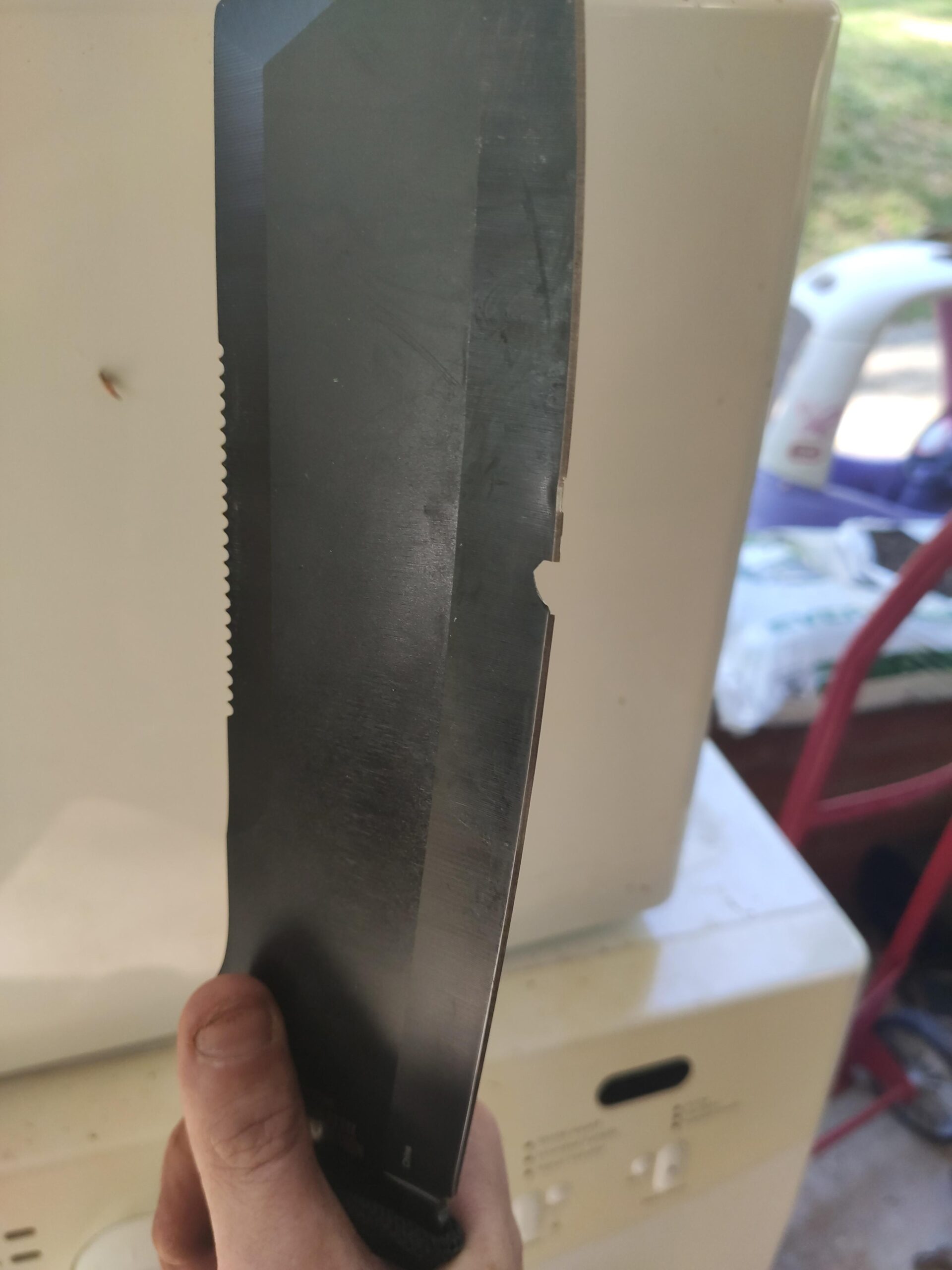 Jungle Master - Fixed Blade Machete - Black Oxidized Stainless Steel Wharncliffe Blade, Full Tang Construction, Includes Nylon Sheath, Outdoor, Hunt, Camp, Hike, Survival, JM-034, 15.75