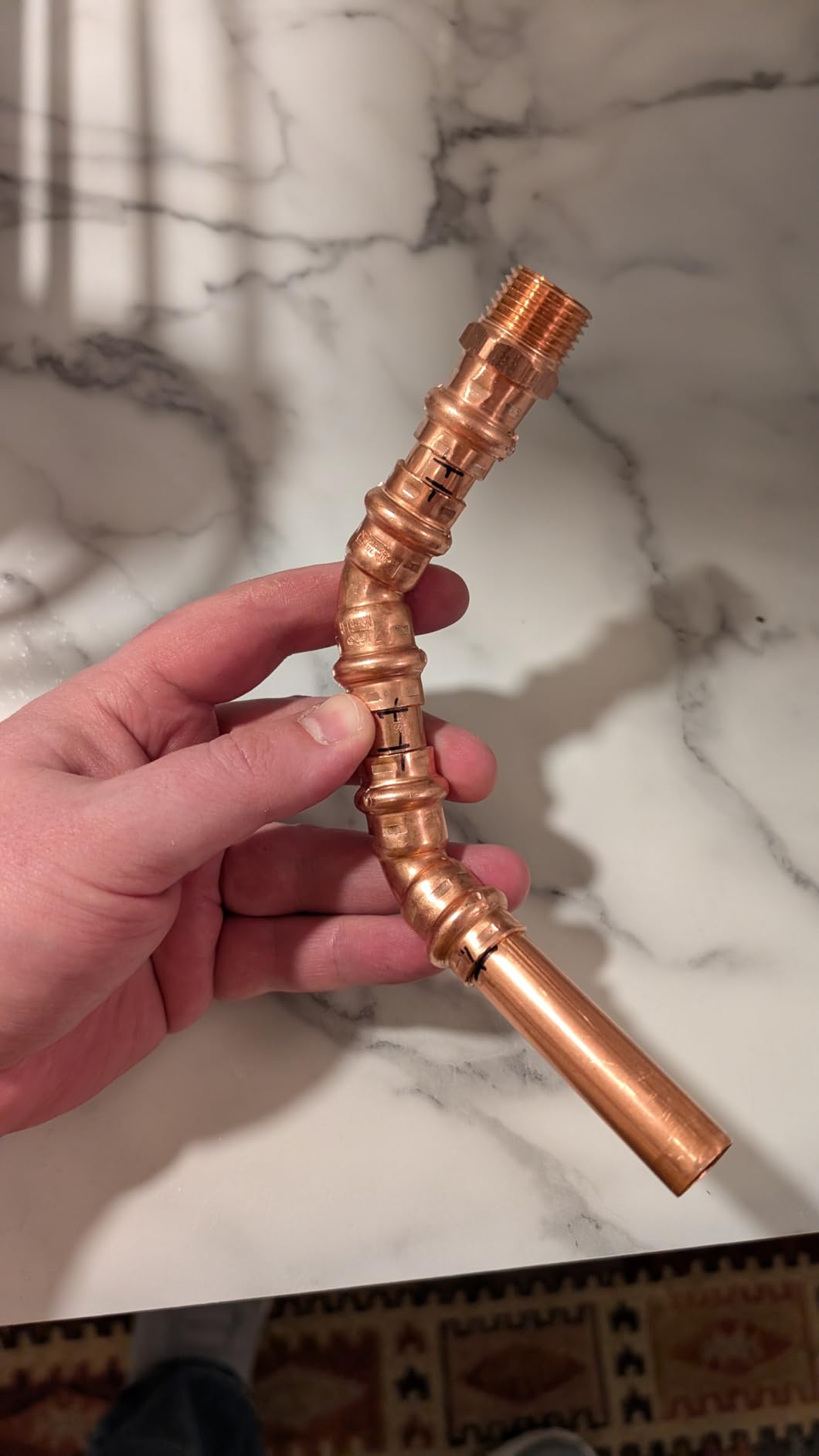 iCrimp Copper Tube Fittings Crimping Tool with 1/2, 3/4 and 1-inch Jaws, Press Tool for ProPress Copper Fittings IWS-1632AF customer photo 2