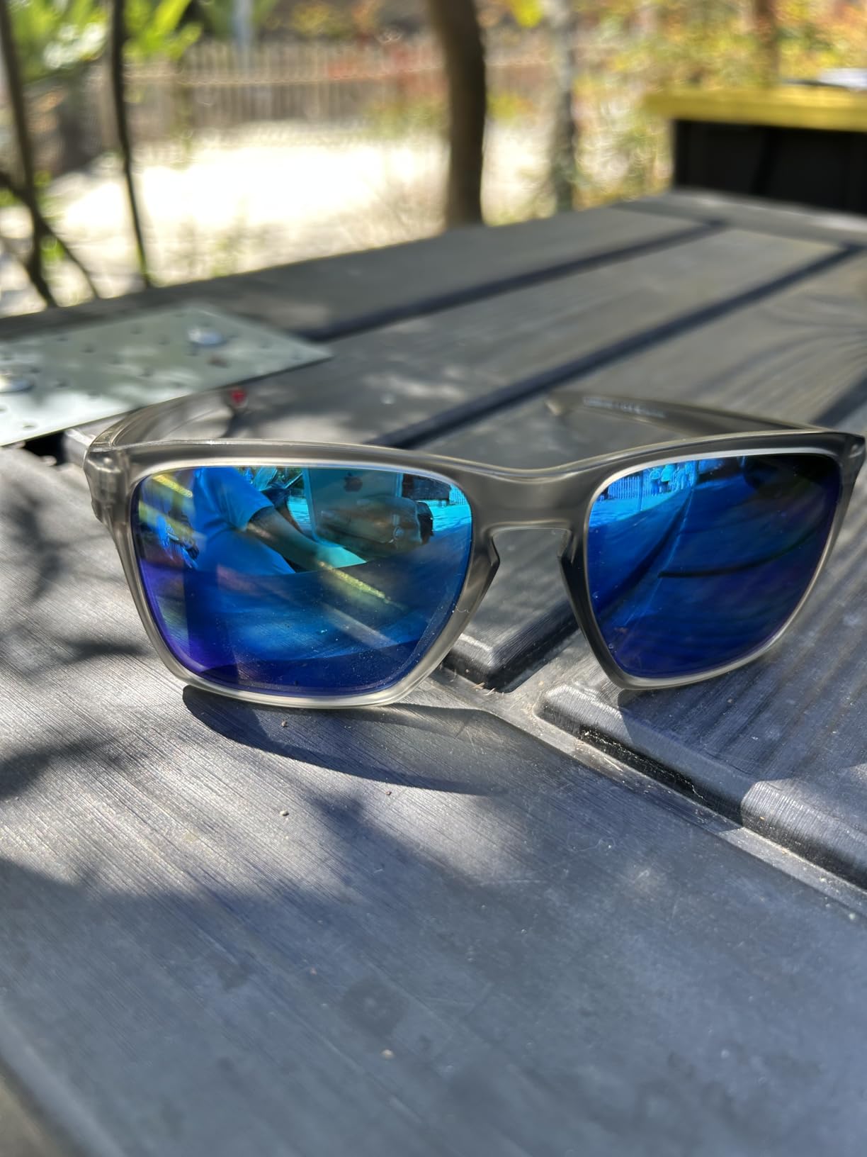 Ray-Ban Man Sunglasses Matte Black Frame, Grey Lenses, 57MM customer photo 2
