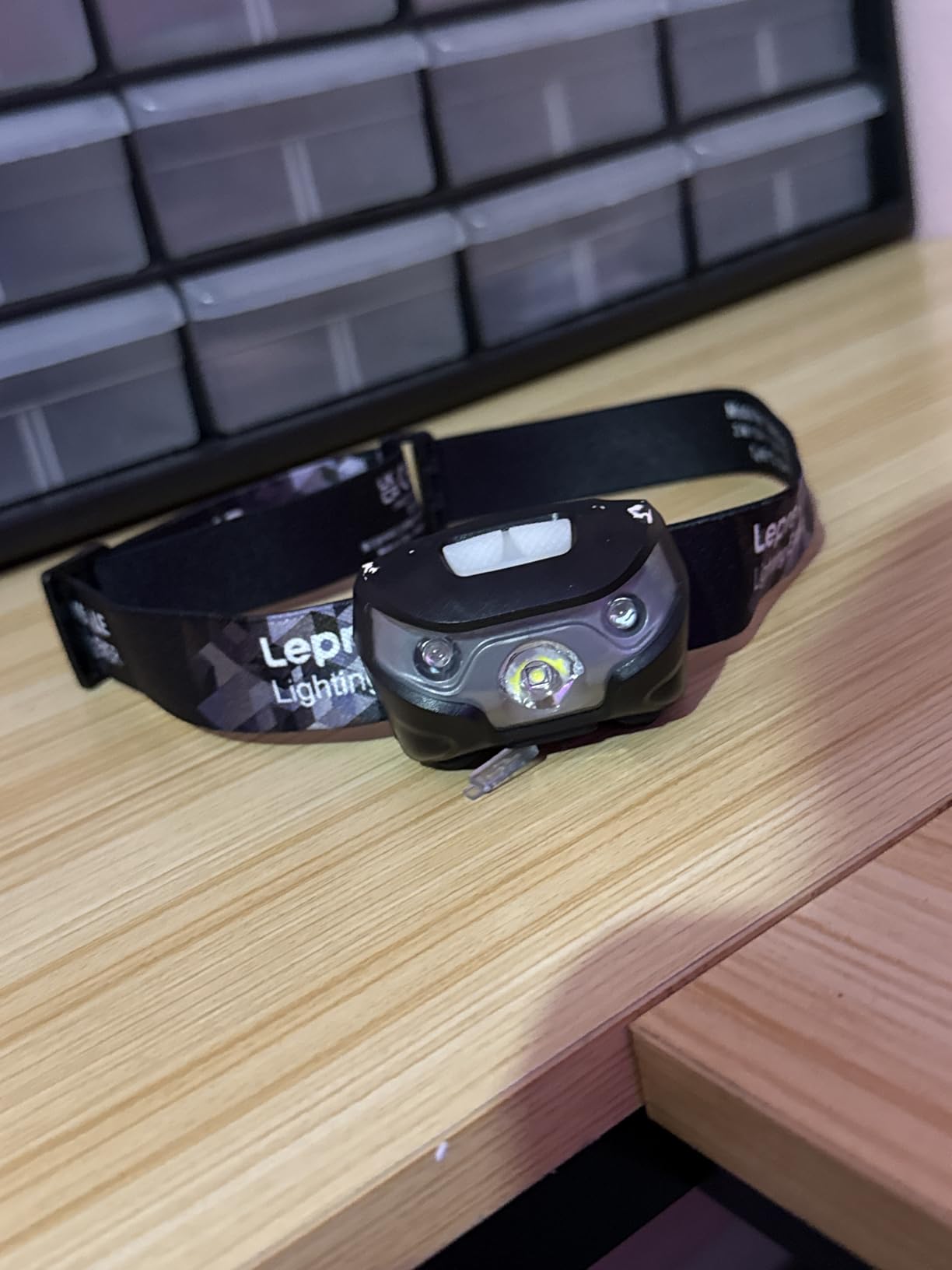 Lepro LED Headlamp Rechargeable - Super Bright Head Lamp with 5 Modes for Camping & Hiking, IPX4 Waterproof with Red Light customer photo 1