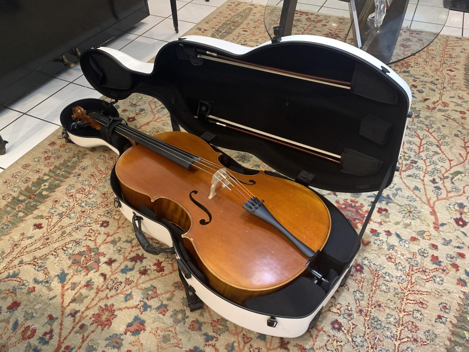 Full Size PERNAMBUCO Cello Bow For Professional Players Deep and Powerful SOUND Natural Horsehair, Art No.430C customer photo 2