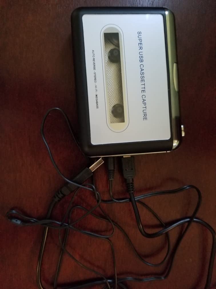 DigitNOW Cassette Tape To MP3 CD Converter Via USB, Portable USB Cassette Tape Player Capture MP3 Audio Music, Compatible With Laptop and Personal Computer, Convert Walkman Tape Cassette To MP3 Format customer photo 1