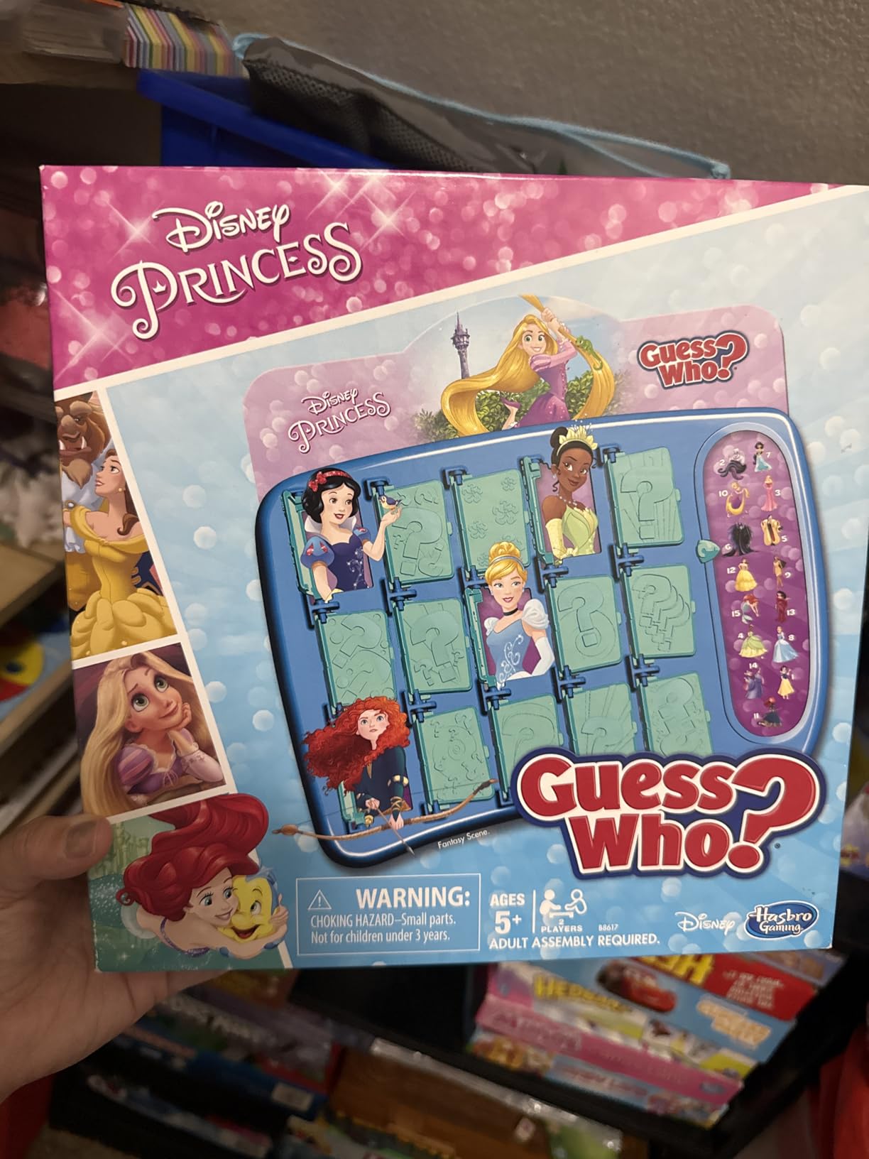 Hasbro Gaming Guess Who? Disney Princess Edition Kids Board Game, Fun Game for Families and Kids Ages 5 and Up, Easter Gifts for Boys and Girls, Preschool Games (Amazon Exclusive) customer photo 1