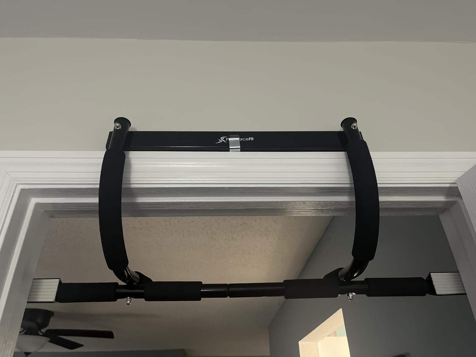ProsourceFit Pull Up Bar for Multi Use Fitness & Home Gym Exercise customer photo 2