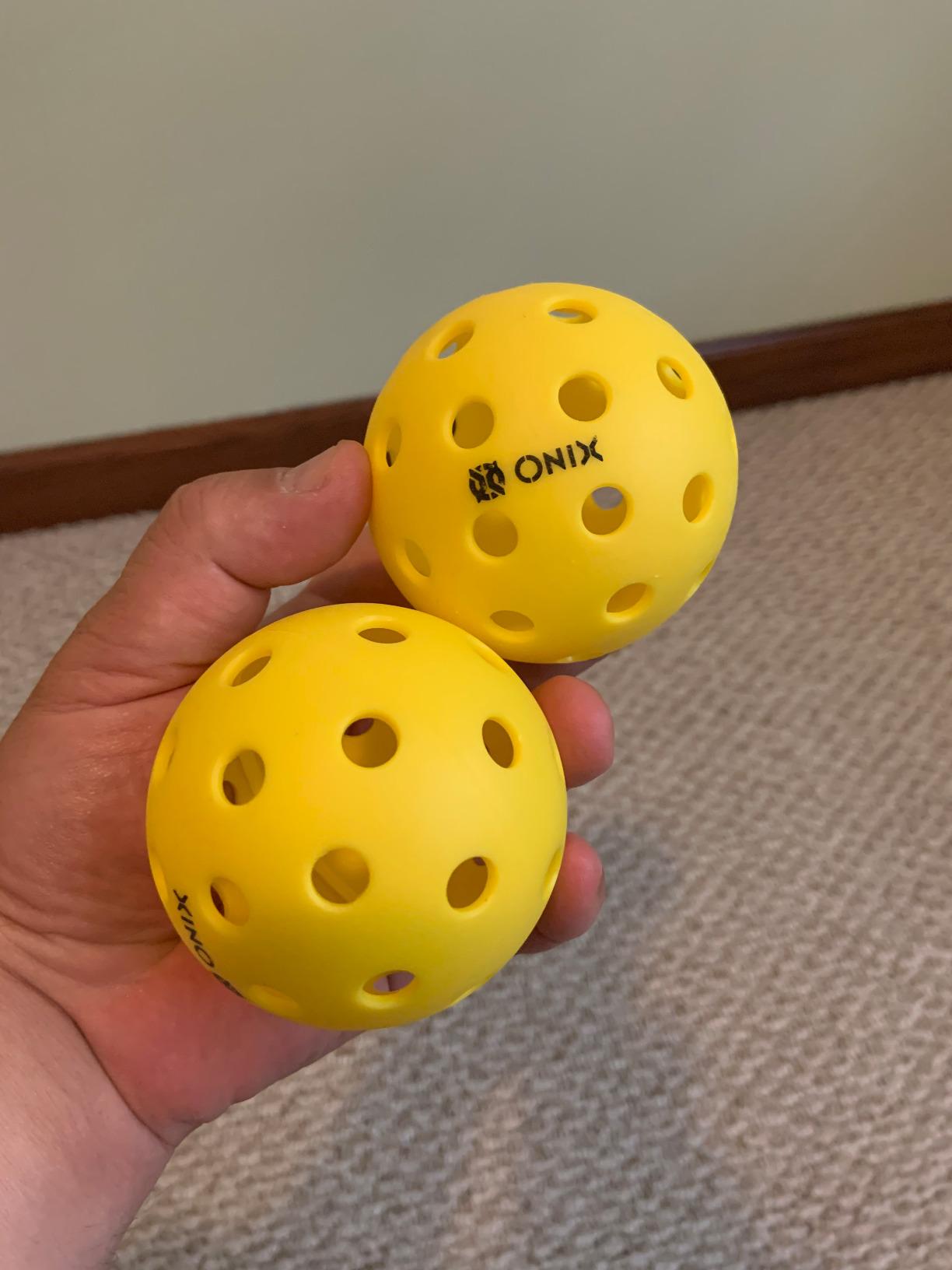 Onix Pickleball Outdoor Balls - Pure 2 and Dura 40 - USA Pickleball Approved customer photo 1