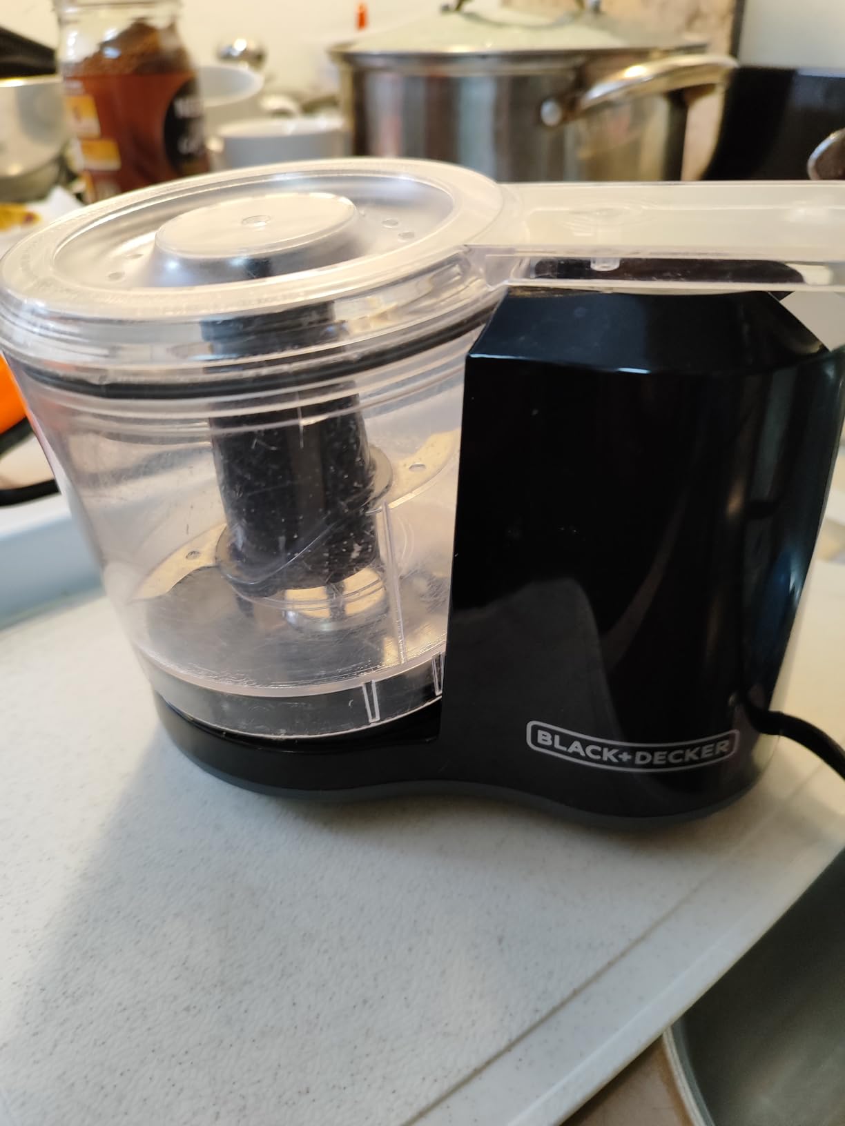 BLACK+DECKER 1.5-Cup Electric Food Chopper, One Touch Pulse, 150W Motor, Stay-Sharp Blade, Dishwasher Safe customer photo 2