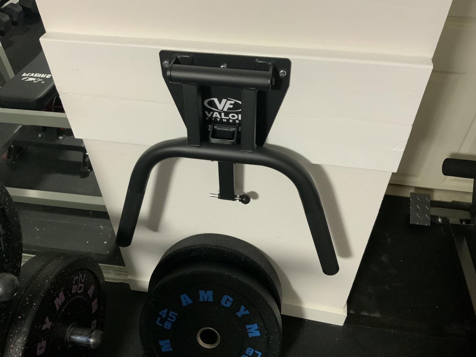 Valor Fitness Wall Mounted Dip Station - Foldable Triceps Dip Bars with Padded Handles for Home Gym Upper Body Strength Training - Supports Up to 400 lbs customer photo 1