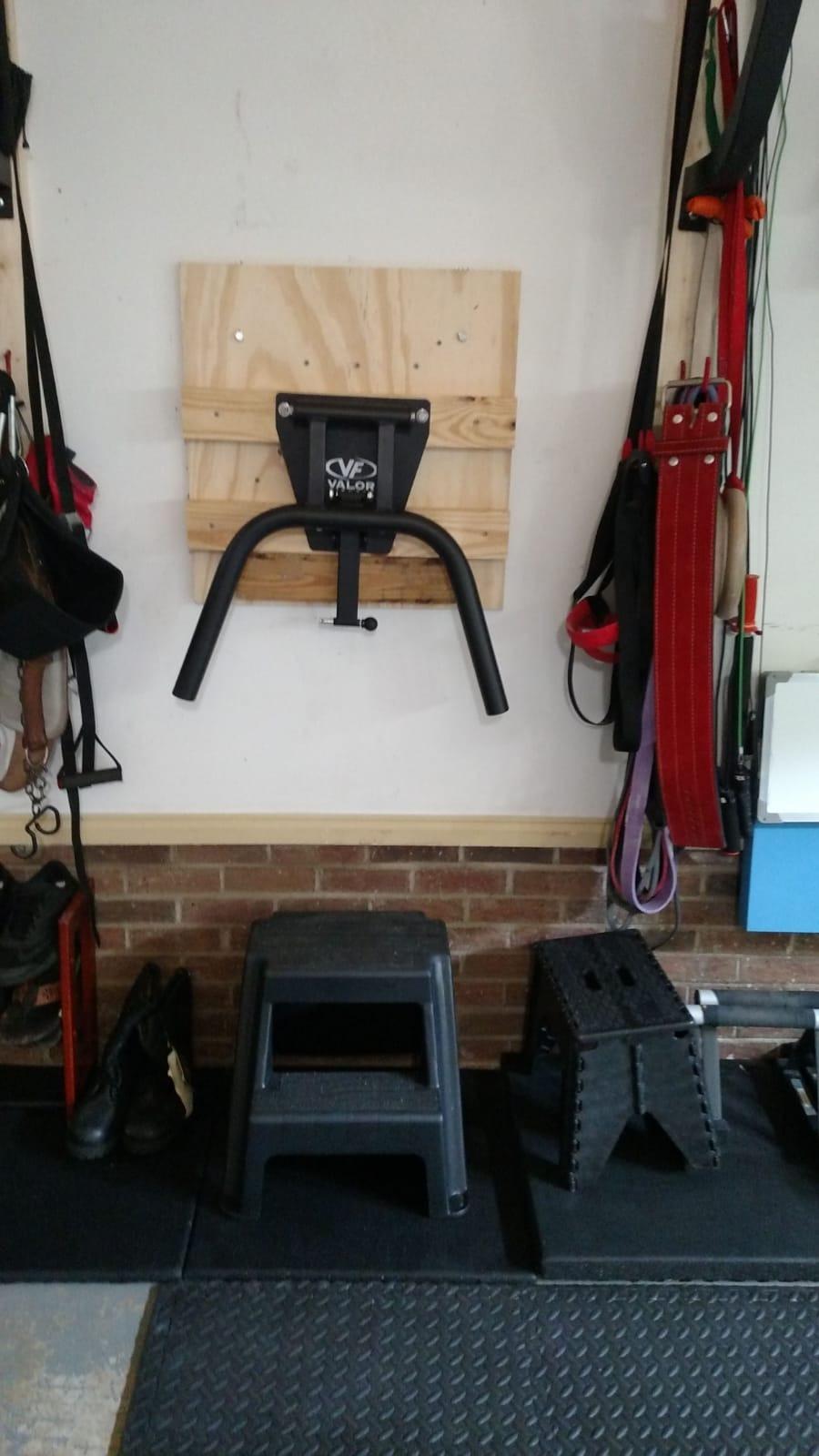 Valor Fitness Wall Mounted Dip Station - Foldable Triceps Dip Bars with Padded Handles for Home Gym Upper Body Strength Training - Supports Up to 400 lbs customer photo 2