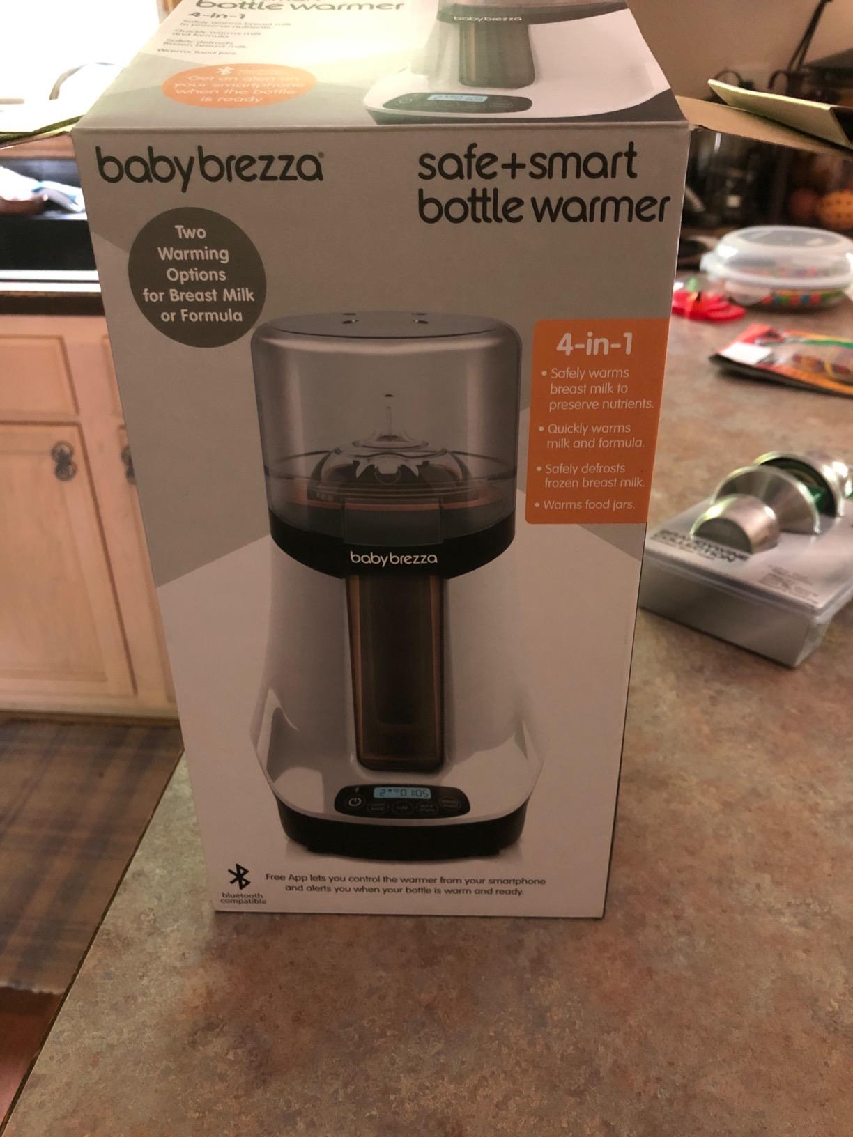 Baby Brezza Safe & Smart, Electric Baby Bottle Warmer and Baby Food Warmer - Universal Fit - Wireless Bluetooth Control - Digital Display customer photo 1
