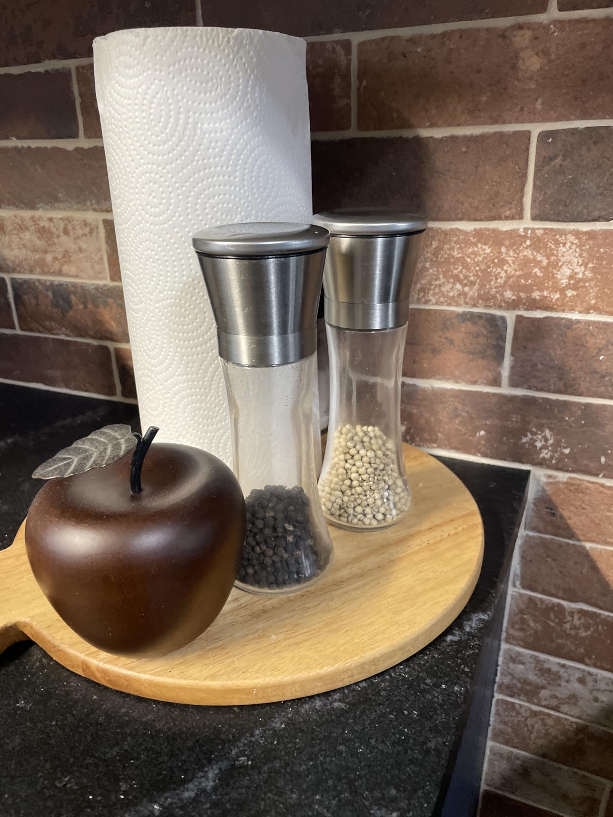 Home EC Premium Stainless Steel Sea Salt and Pepper Grinder Set of 2 - Adjustable Ceramic - Tall Glass Salt and Pepper Shakers - Kitchen Spice Mill W/Funnel & EBook customer photo 1