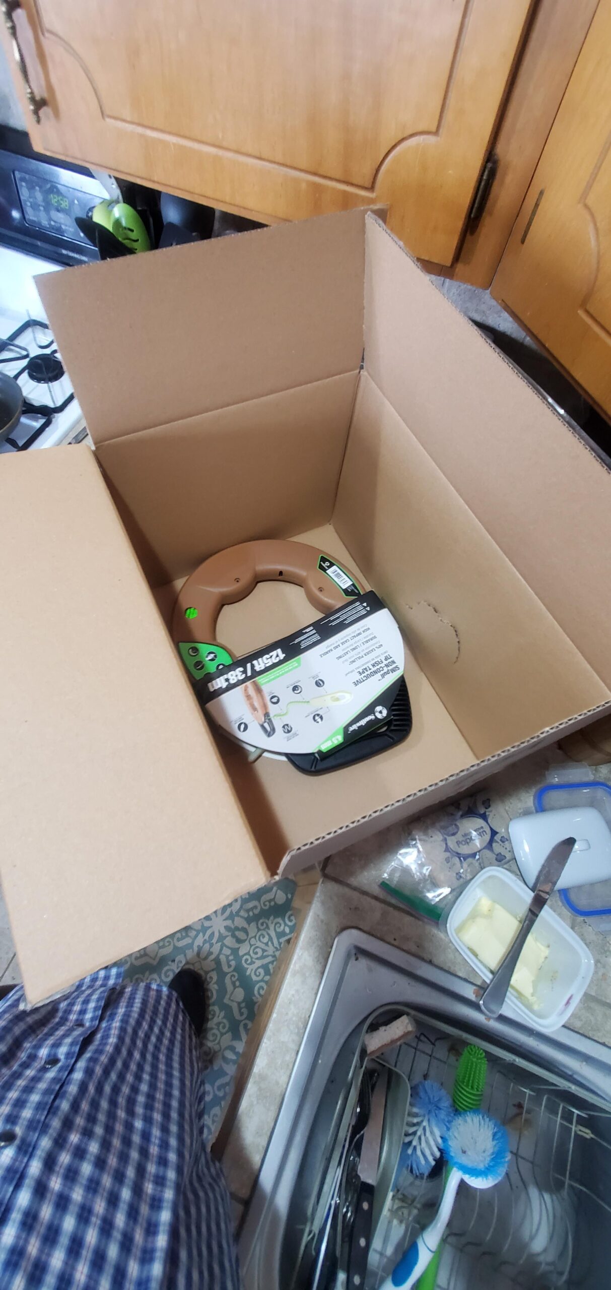 Southwire Non-Conductive Fish Tape - Ensures Safe Pulls in Live Conduit - Spiral Extruded Polymer - Low Friction - Rust Resistant - Flexible Design - 125 ft x 4.5 mm customer photo 5