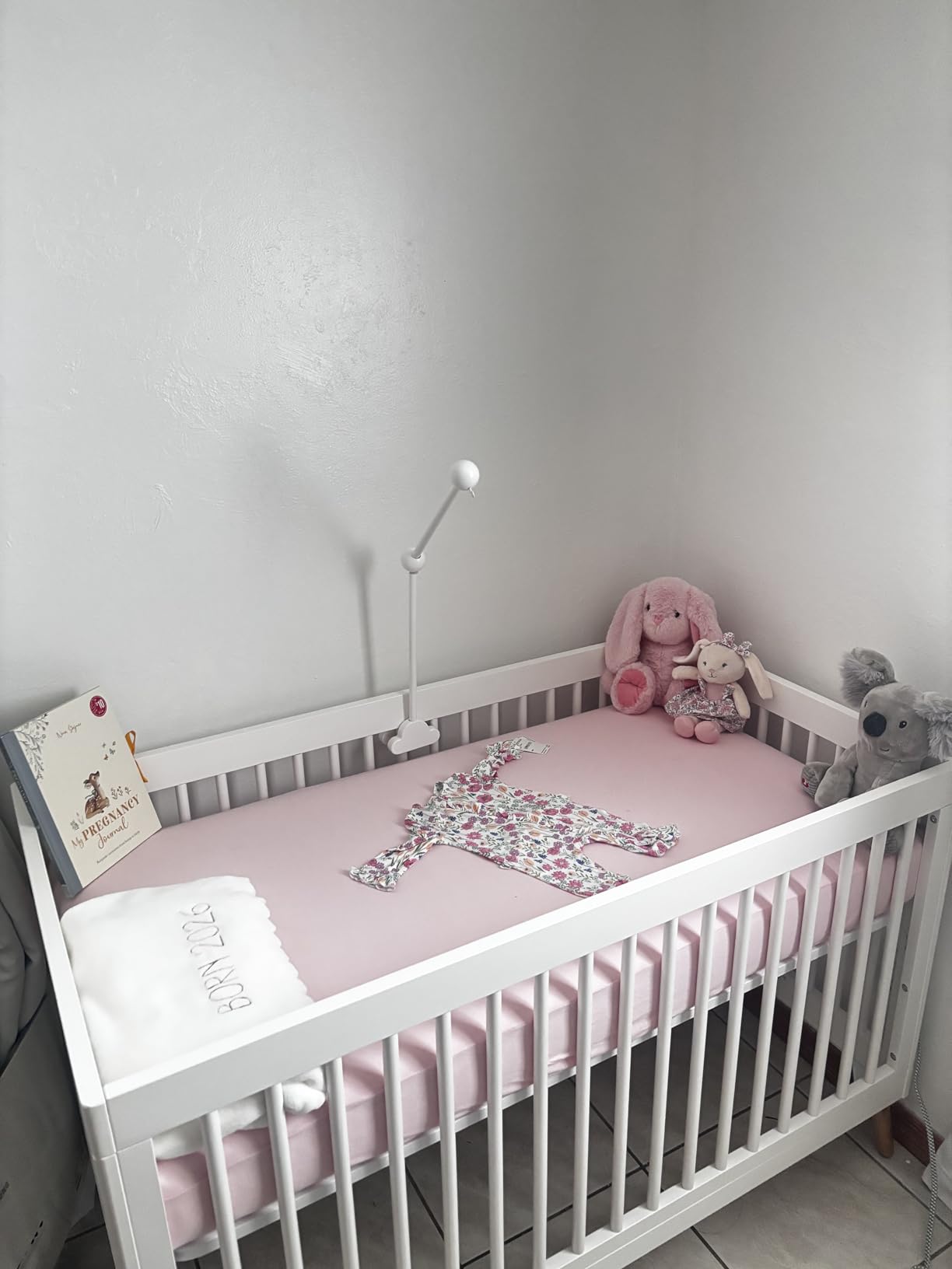 American Baby Company 2 Pack 100% Natural Cotton Fitted Crib Sheets 52