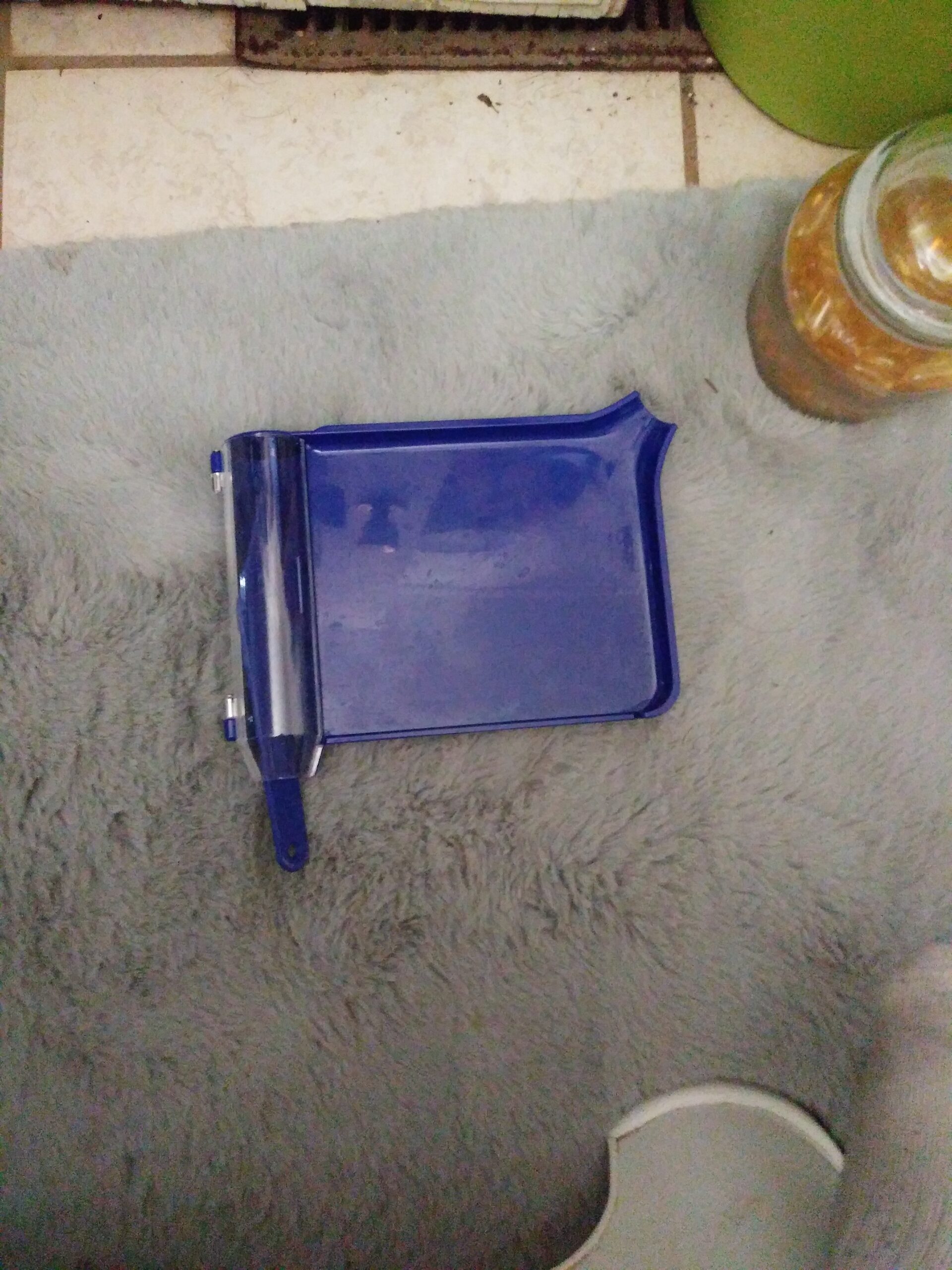 Medarchitect Right Hand Pill Counting Tray with Spatula (Blue - L Shape) customer photo 1