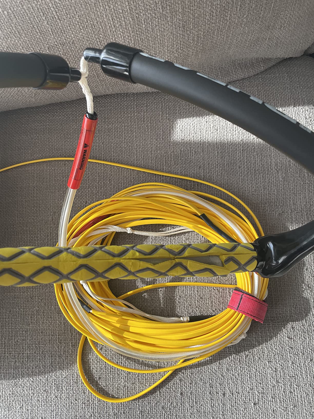 AIRHEAD Dyneema Flat Line Wakeboard Rope, 4 Sections, 70-Feet, Multiple Colors Available customer photo 1