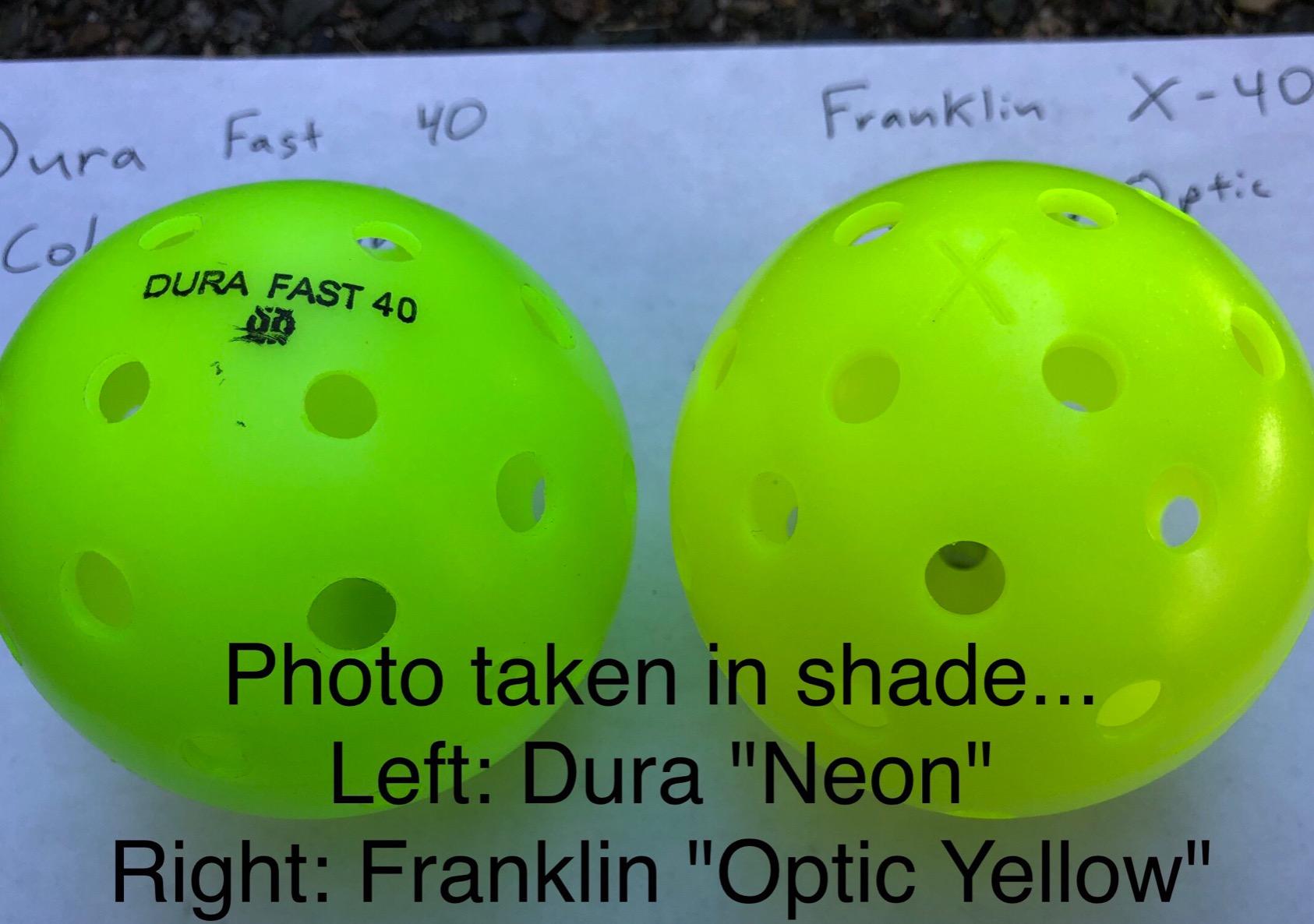 Franklin Sports X-40 Outdoor Pickleballs - Official Ball of USA Pickleball, APP Tour + US Open - Regulation Size customer photo 1