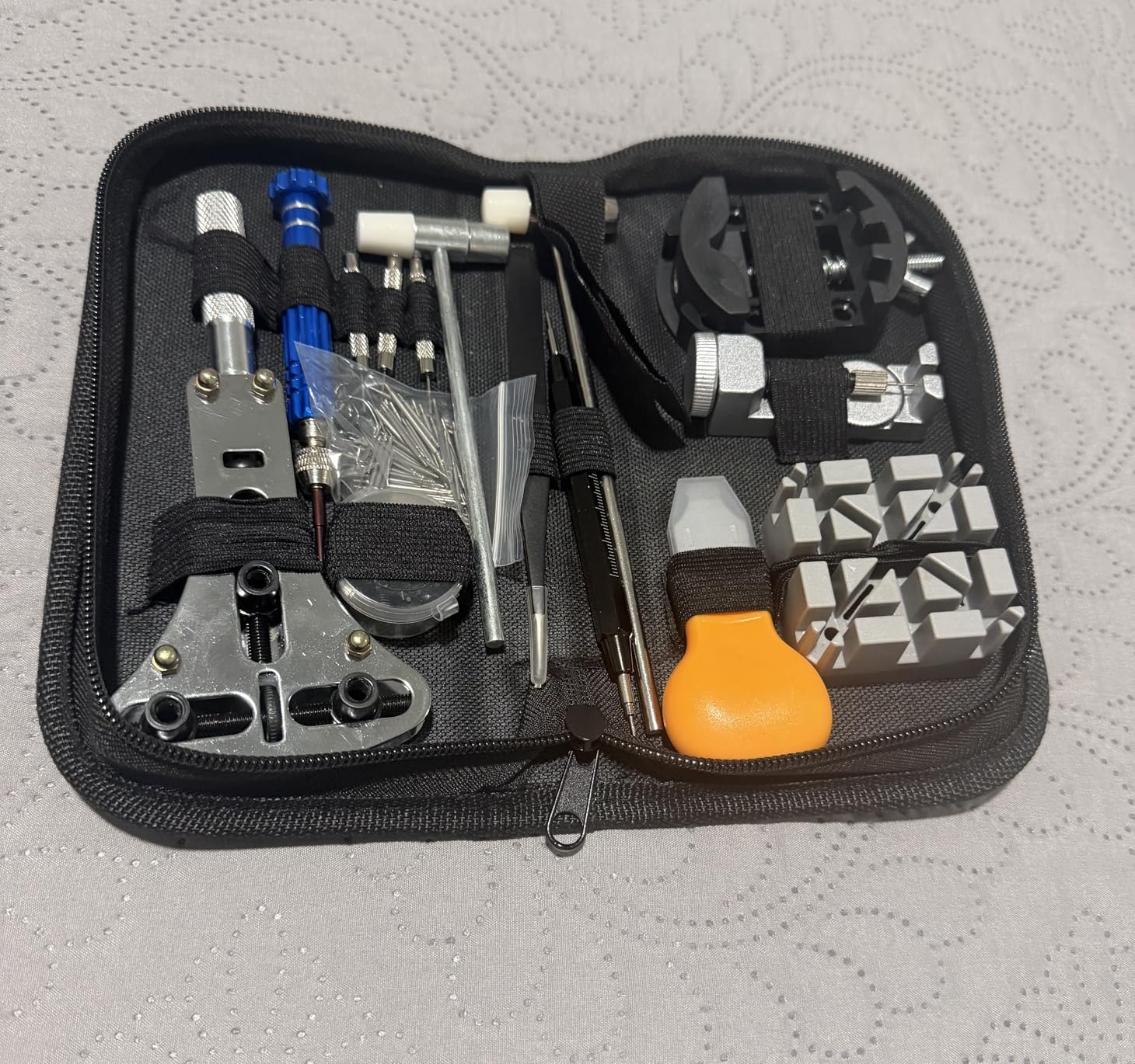 Eventronic Watch Repair Kit Professional 154PCS, Watch Link Removal Kit, Watch Battery Replacement Tool Kit & Strap Adjustment, Watch Tool Kit, Watch Band Pin Tool with Carrying Case customer photo 1