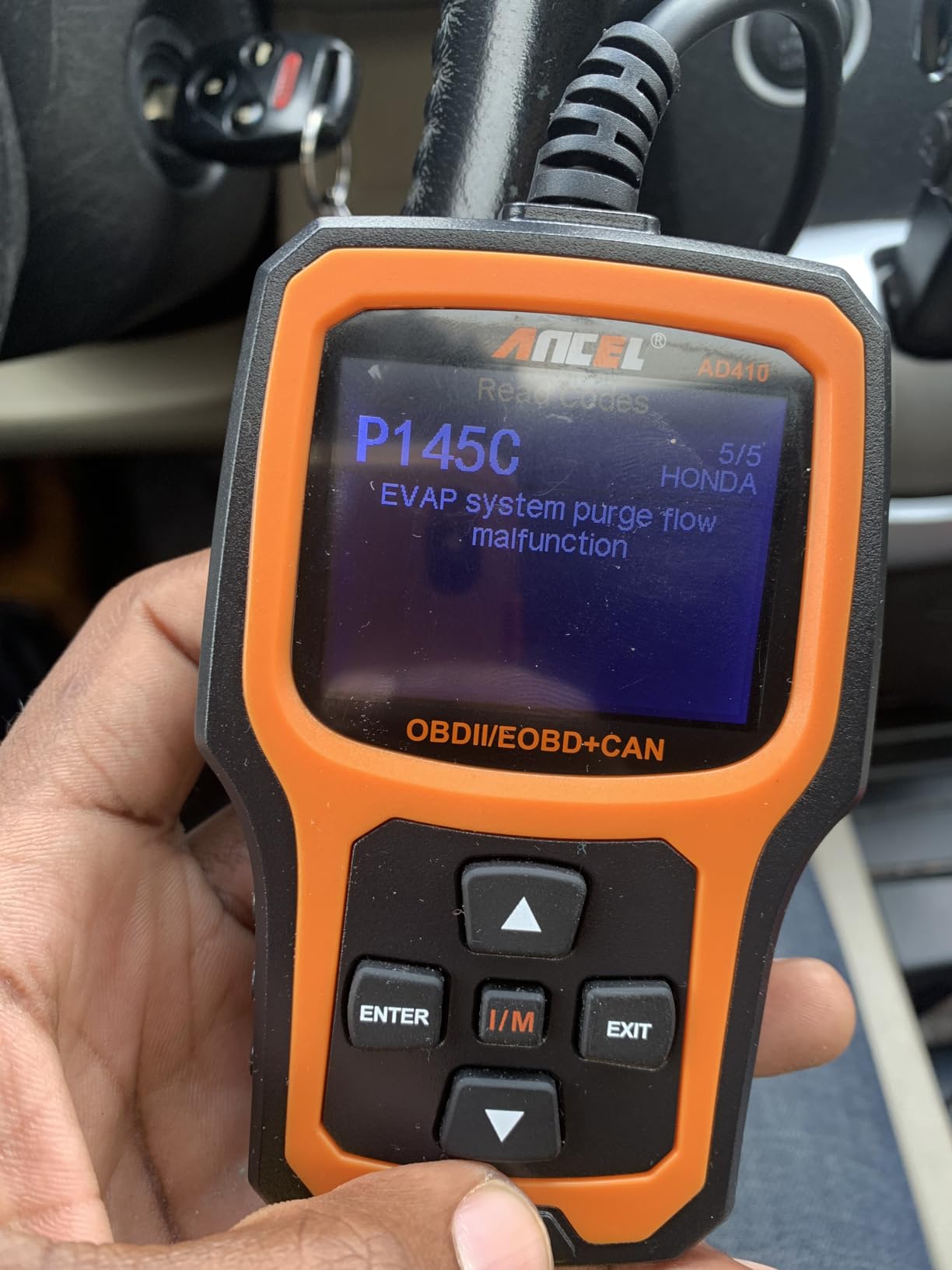 ANCEL AD410 Enhanced OBD2 Scanner, Vehicle Code Reader for Check Engine Light, Automotive OBD II Scanner Fault Diagnosis, OBDII Scan Tool for All OBDII Cars 1996+ customer photo 2
