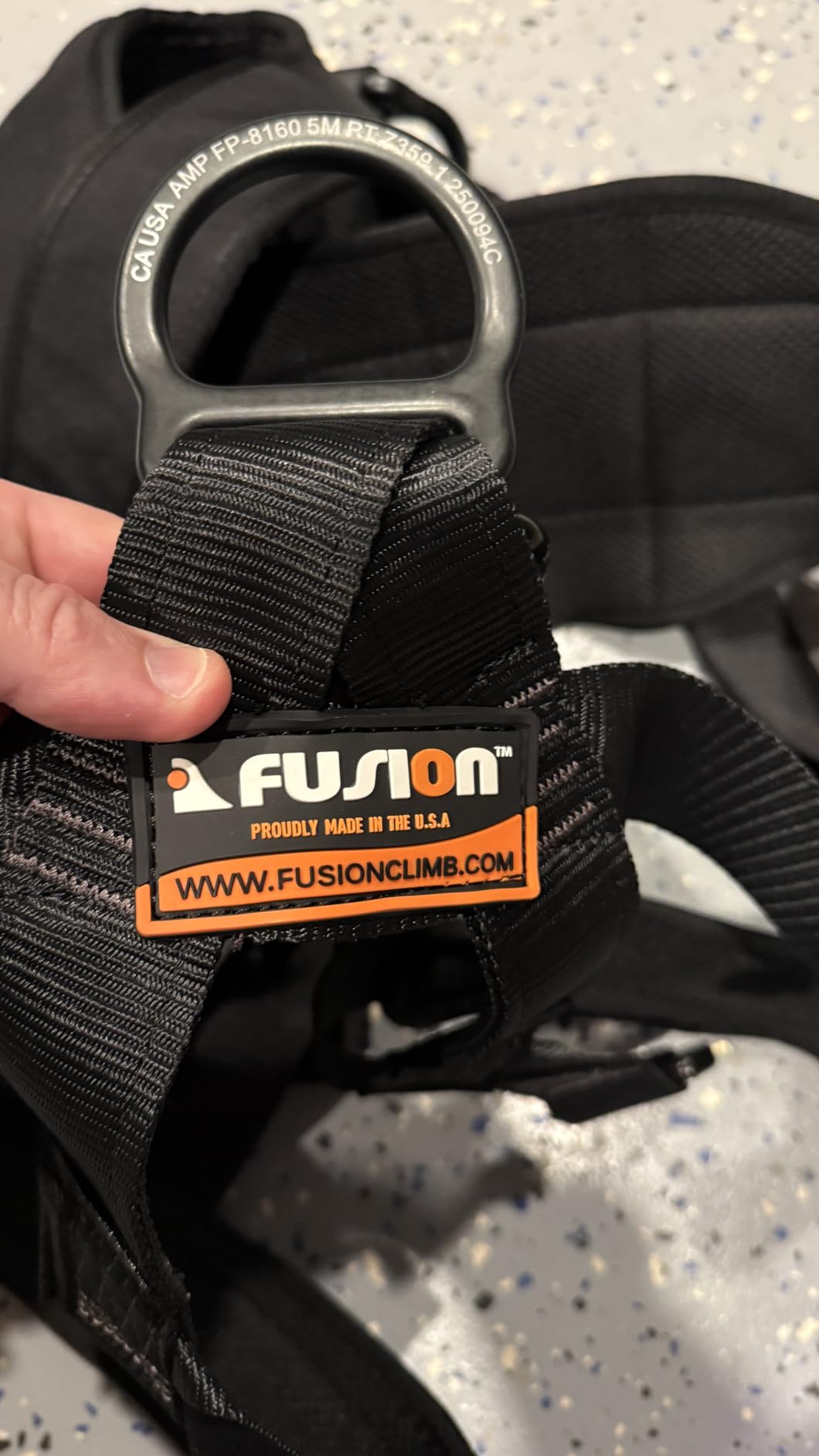 Fusion Tac Rescue Tactical Full Body Eva Padded Heavy Duty Adjustable Zipline Harness 23kn customer photo 1