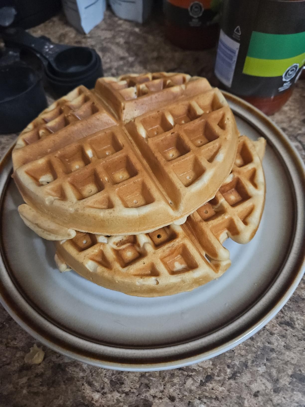 Chefman Rotating Belgian Waffle Maker, 180° Flip Iron w/ Non-Stick Plates, Adjustable Timer, Locking Lid, & Drip Plate, Space Saving Storage, Mess-Free Breakfast, Stainless Steel/Black customer photo 1