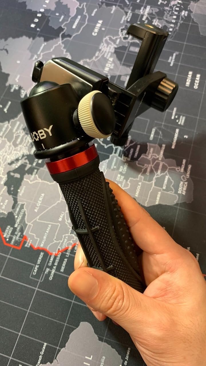 ChromLives Camera Handle Grip Support Mount Universal Handlegrip Camera Stabilizer with 1/4 inches Male Screw for Digital Video Camera Camcorder Action Camera LED Light Phone customer photo 2