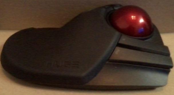 ELECOM HUGE Trackball, 2.4GHz Wireless USB, Index Finger Control, Customizable 8-Button, Large Soft Palm Rest, 52mm Ball, Windows PC Mac (M-HT1DRBK) customer photo 1