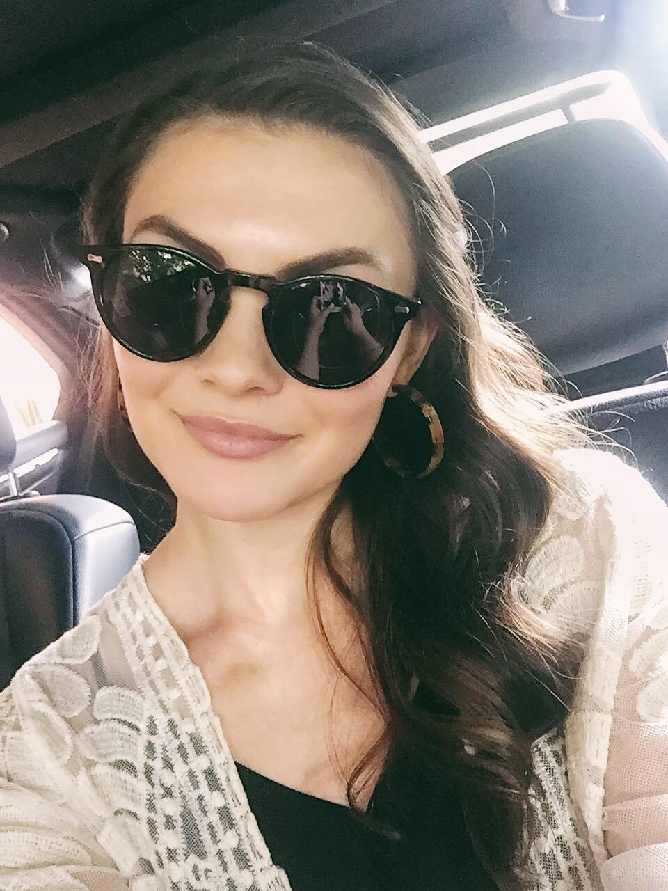 Carfia Polarized Sunglasses for Women: Acetate Frame, Small/Medium Size, UV400 Protection - Anti Glare CA5288 customer photo 1