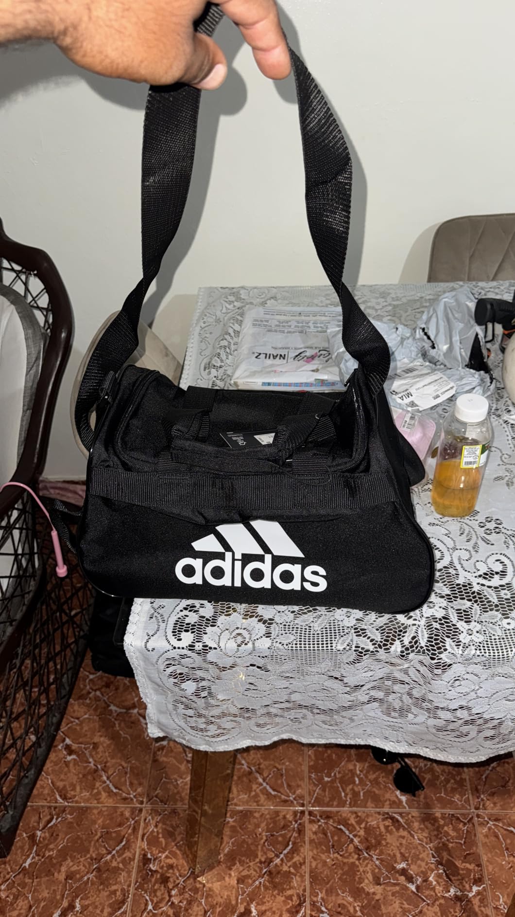 adidas Unisex Diablo Small Duffel, Sports Duffle Gym Bags for Men or Women customer photo 2