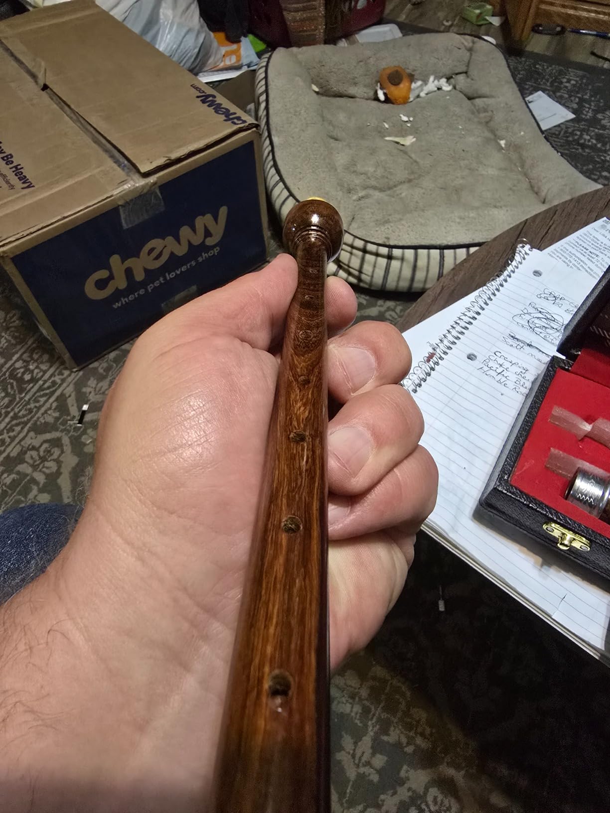 AAR Rosewood Practice Chanter Engraved Mounts with Wooden Box and 2 Reeds Free customer photo 1