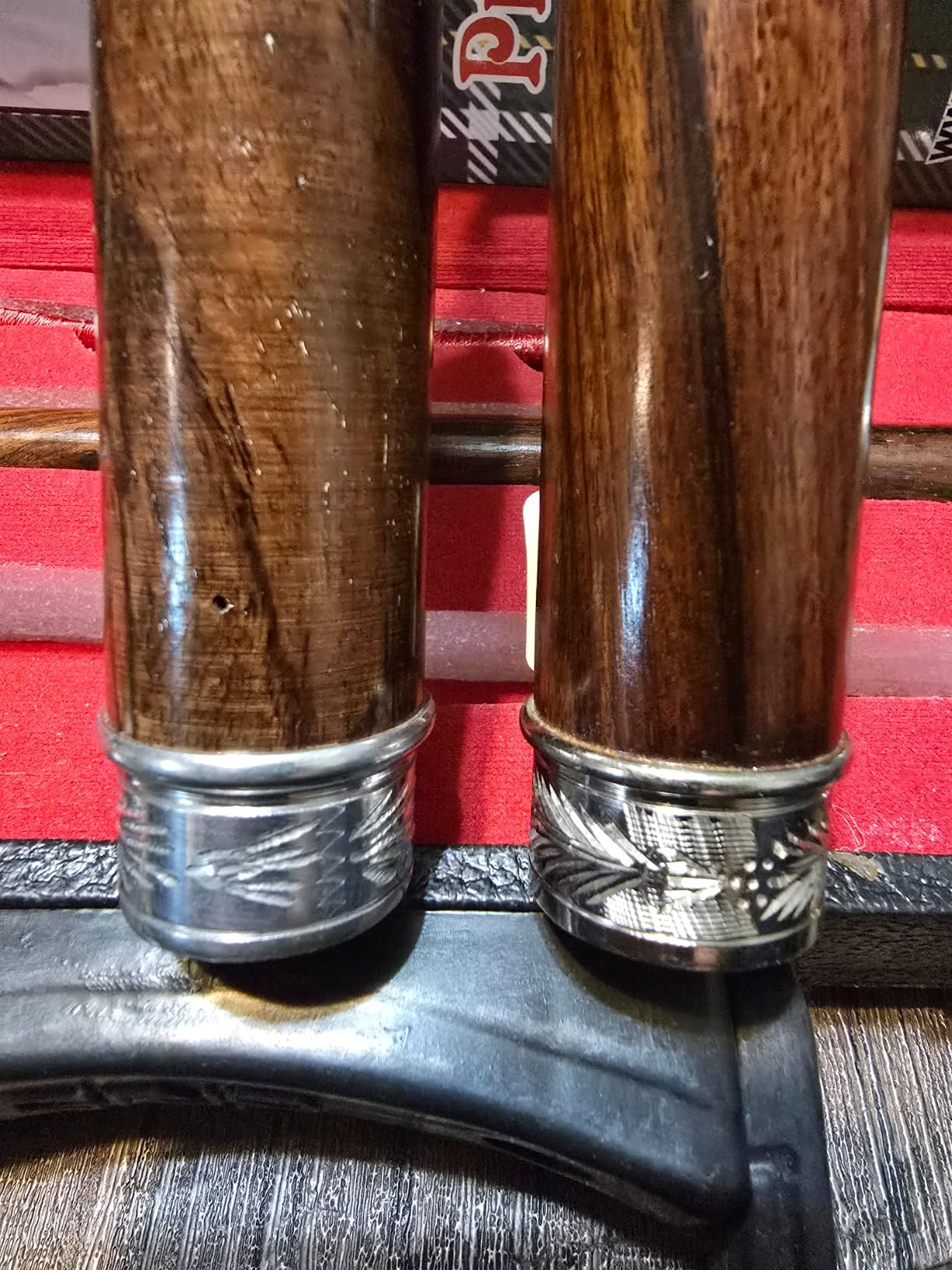 AAR Rosewood Practice Chanter Engraved Mounts with Wooden Box and 2 Reeds Free customer photo 2