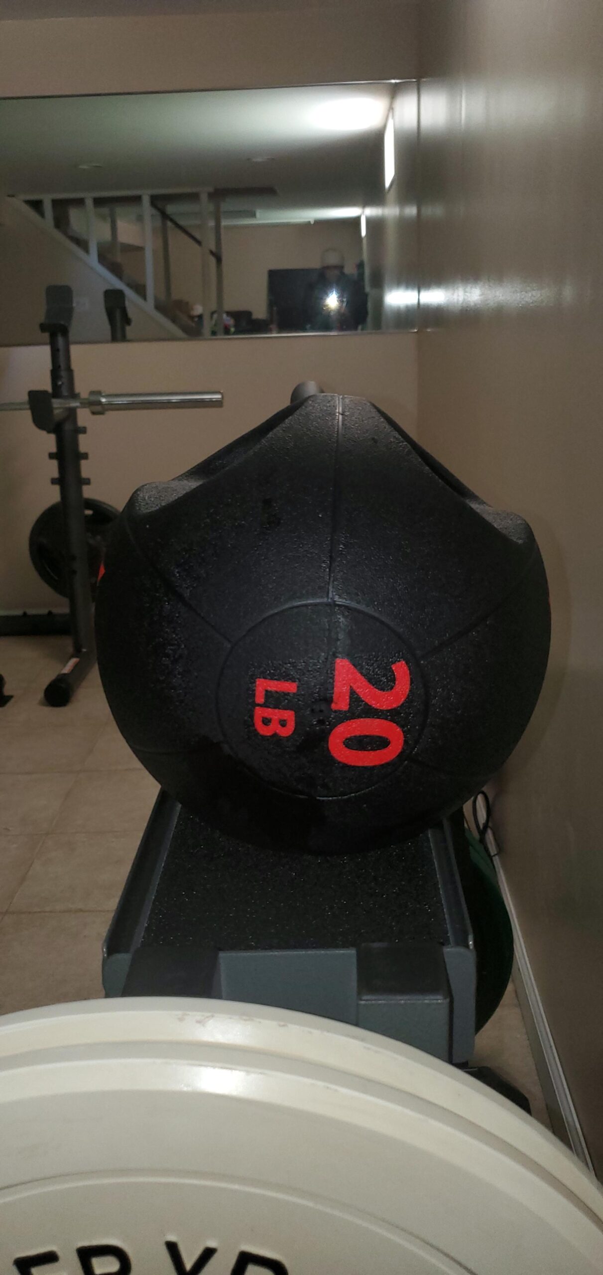 ZELUS Medicine Ball with Dual Grip | 10/20 lbs Exercise Ball | Weight Ball with Handles | Textured Grip Exercise Ball customer photo 2