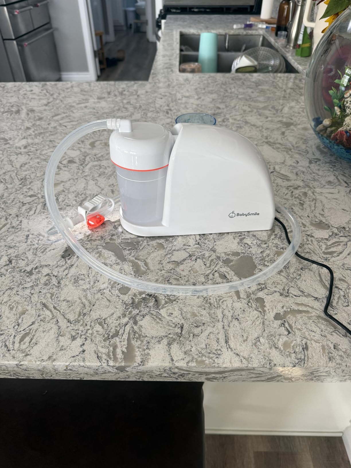 BabySmile Baby Nasal Aspirator for S-504 Models | BPA-Free Electric Nose Cleaner for Mucus, Snot & Boogers | Simple Controls & Easy-to-Clean Parts | Infant & Toddler Nose Care customer photo 1