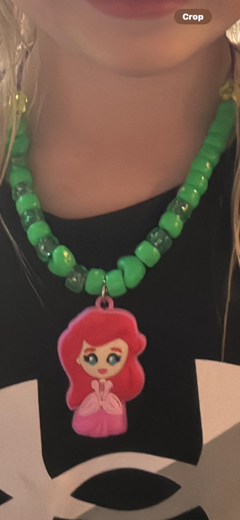 Disney Princess Necklace Activity Case - Jewelry Making Kit with Beads, Charms & Strings - Create Custom Princess Necklaces - Craft Gift for Girls Ages 3+ - Portable Storage Case Included customer photo 2