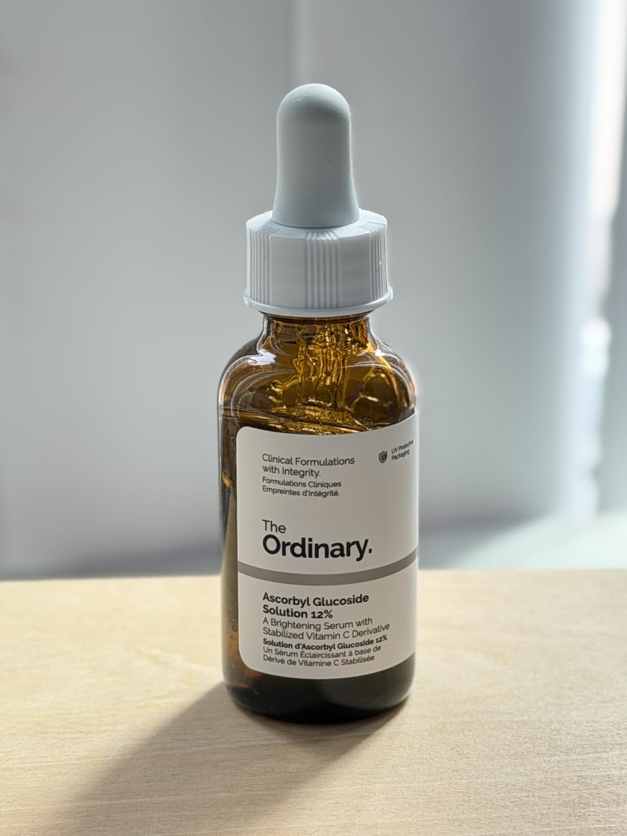 The Ordinary Ascorbyl Glucoside Solution 12%, Vitamin C Serum for Even Skin Tone and Antioxidant Protection, 1 Fl Oz customer photo 1