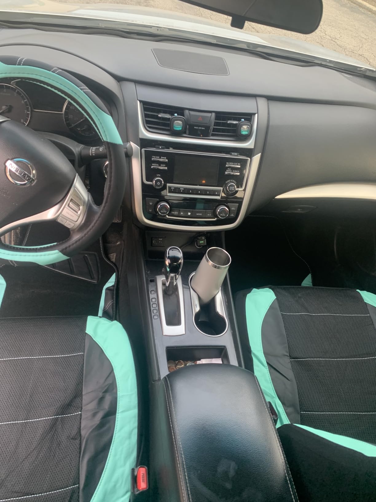 CAR PASS Universal Leather car seat Covers Sport fits Most Cars, SUVs, Trucks, and Vans (Full Set, Black Red) customer photo 1
