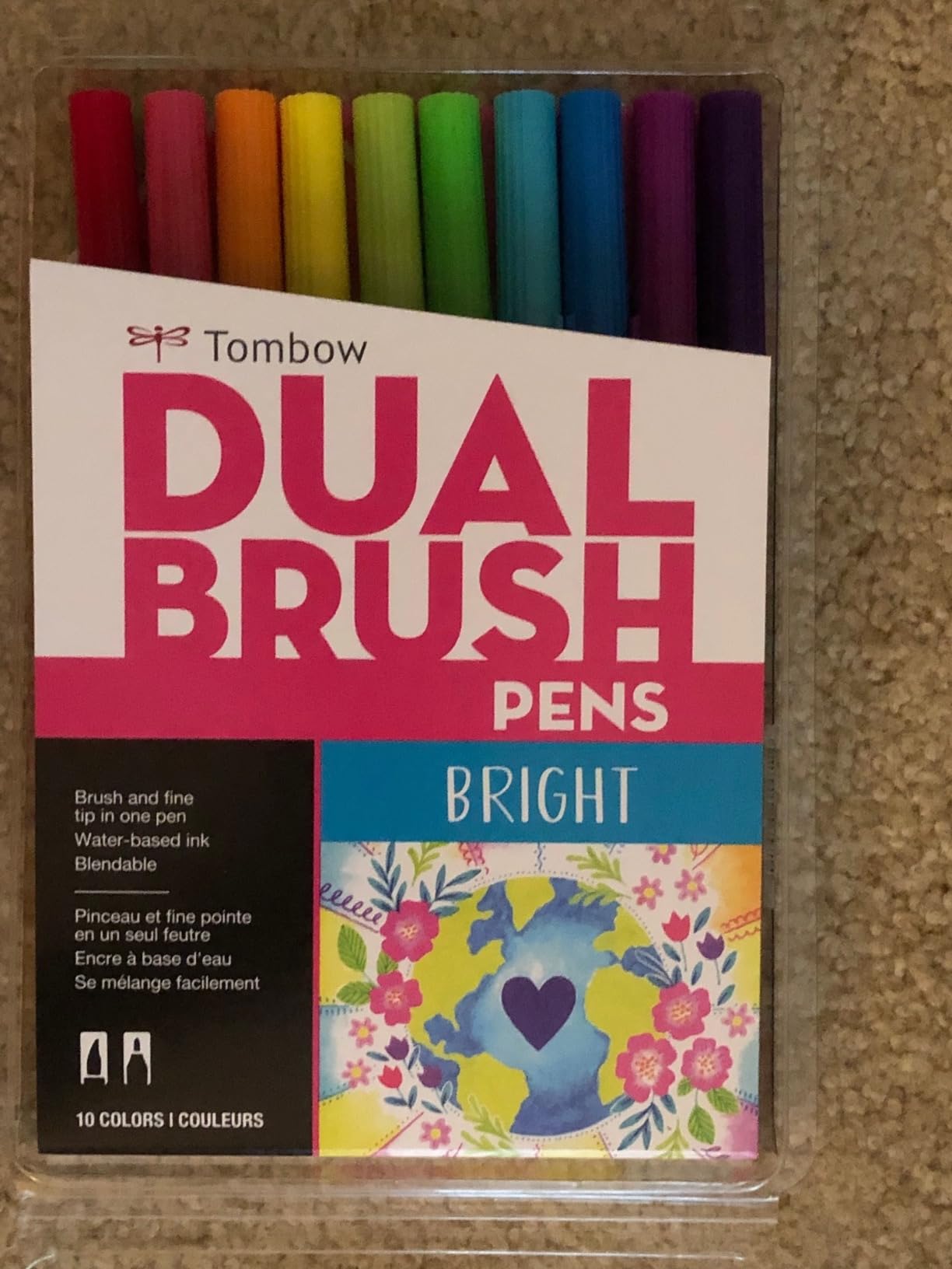 Tombow 56187 Dual Brush Pen Art Markers, Pastel, 10-Pack - Blendable, Brush and Fine Tip Markers customer photo 1